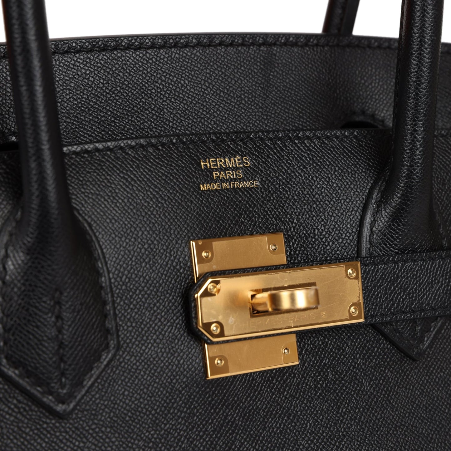 Hermes Birkin Sellier 30 Black Veau Madame Gold Hardware