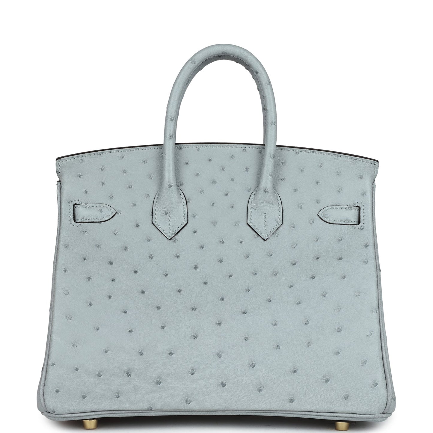 Hermes Birkin 25 Bleu Glacier Ostrich Gold Hardware