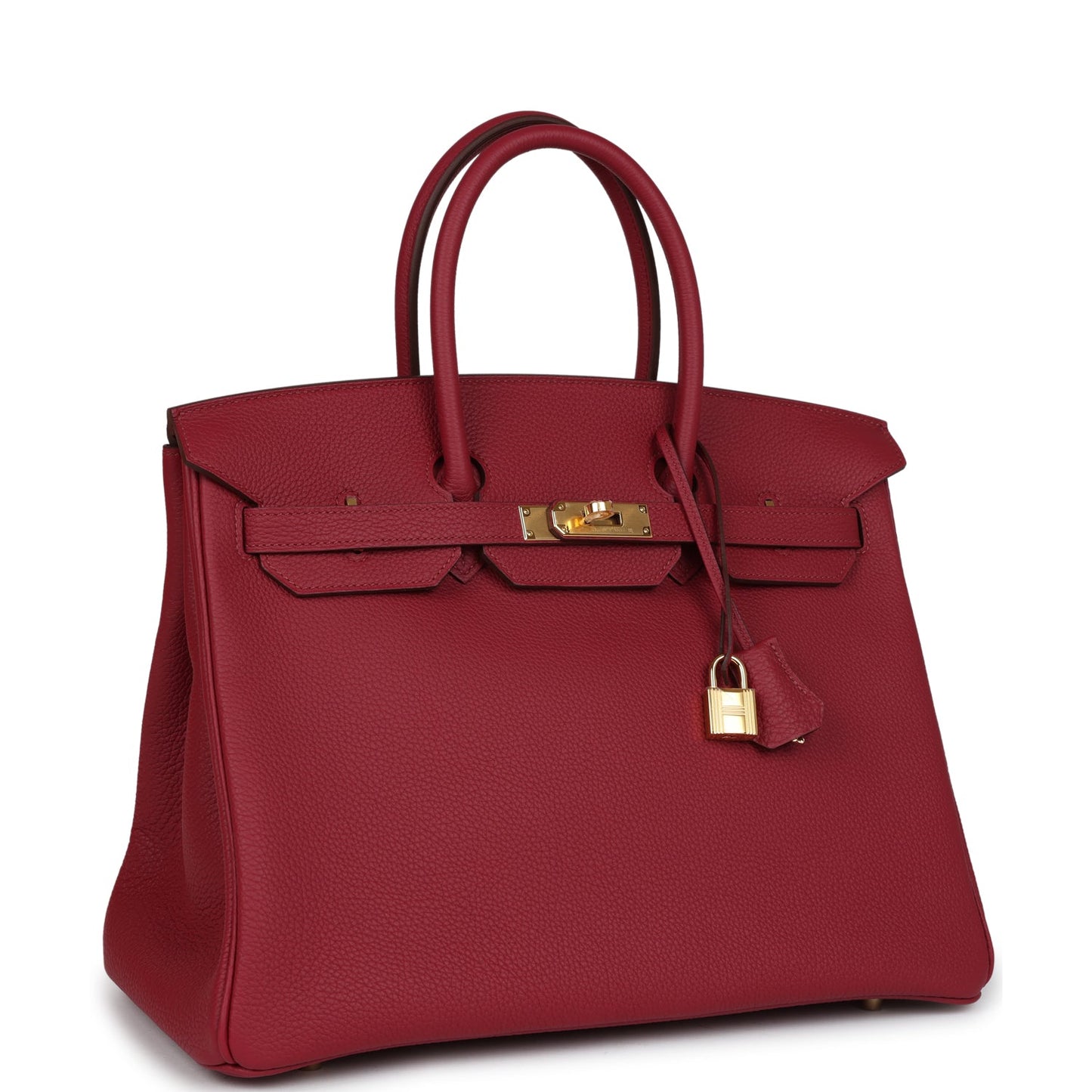 Hermes Birkin 35 Rouge Grenat Togo Gold Hardware