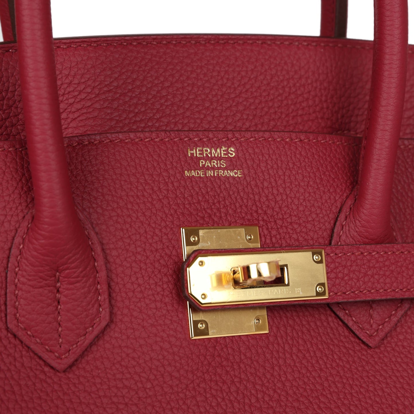 Hermes Birkin 35 Rouge Grenat Togo Gold Hardware