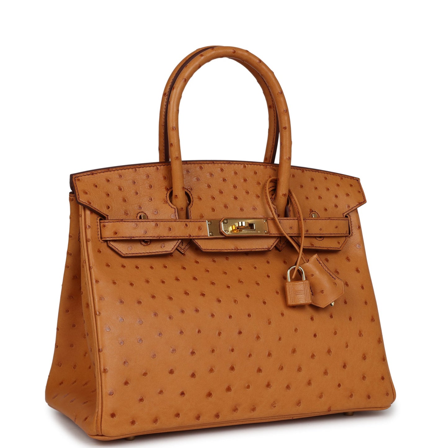 Hermes Birkin 30 Gold Ostrich Gold Hardware