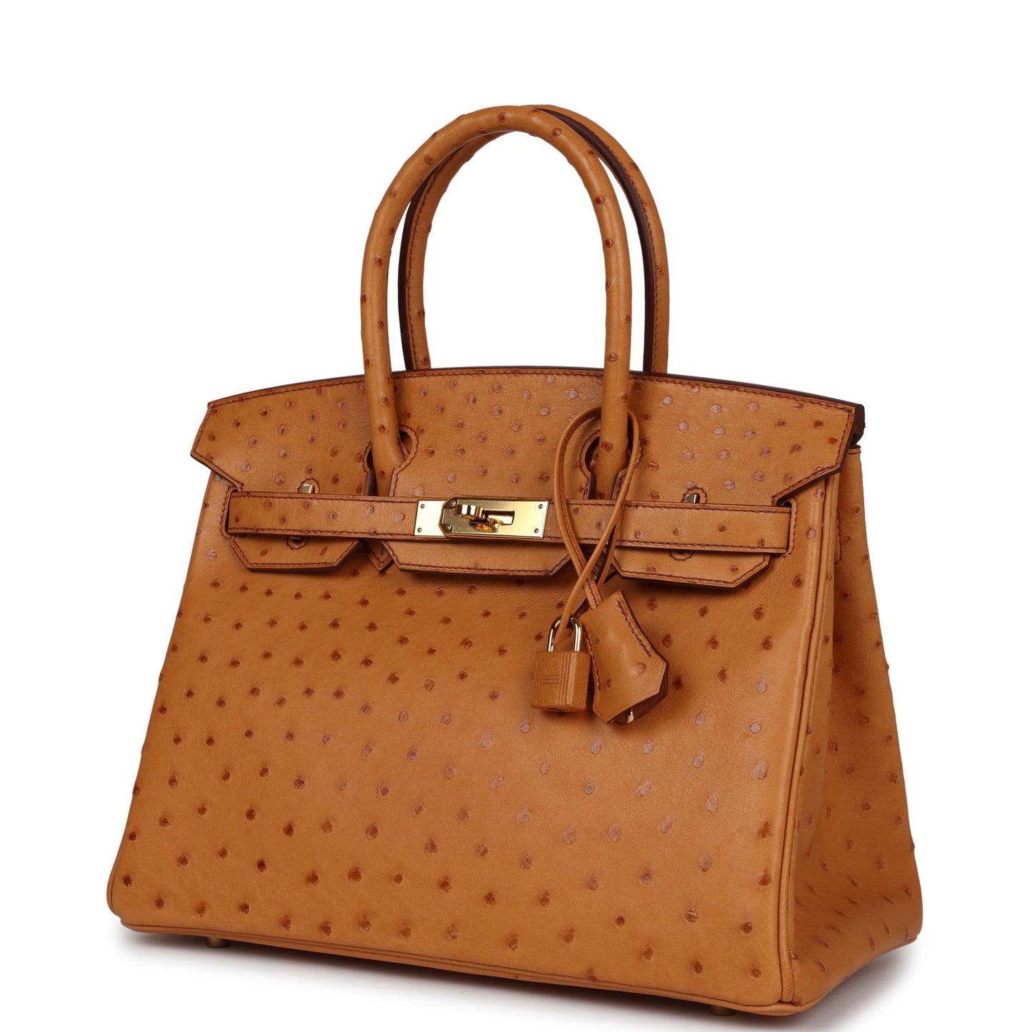 Hermes Birkin 30 Gold Ostrich Gold Hardware