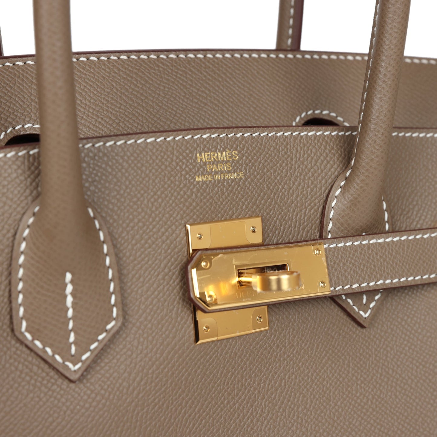 Hermes Birkin 30 Etoupe Epsom Gold Hardware