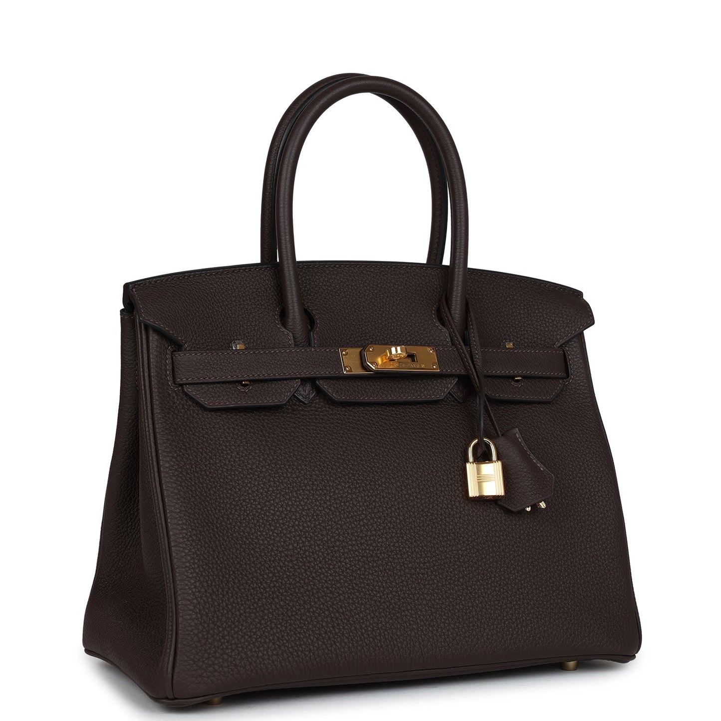 Hermes Birkin 30 Ebene Togo Gold Hardware