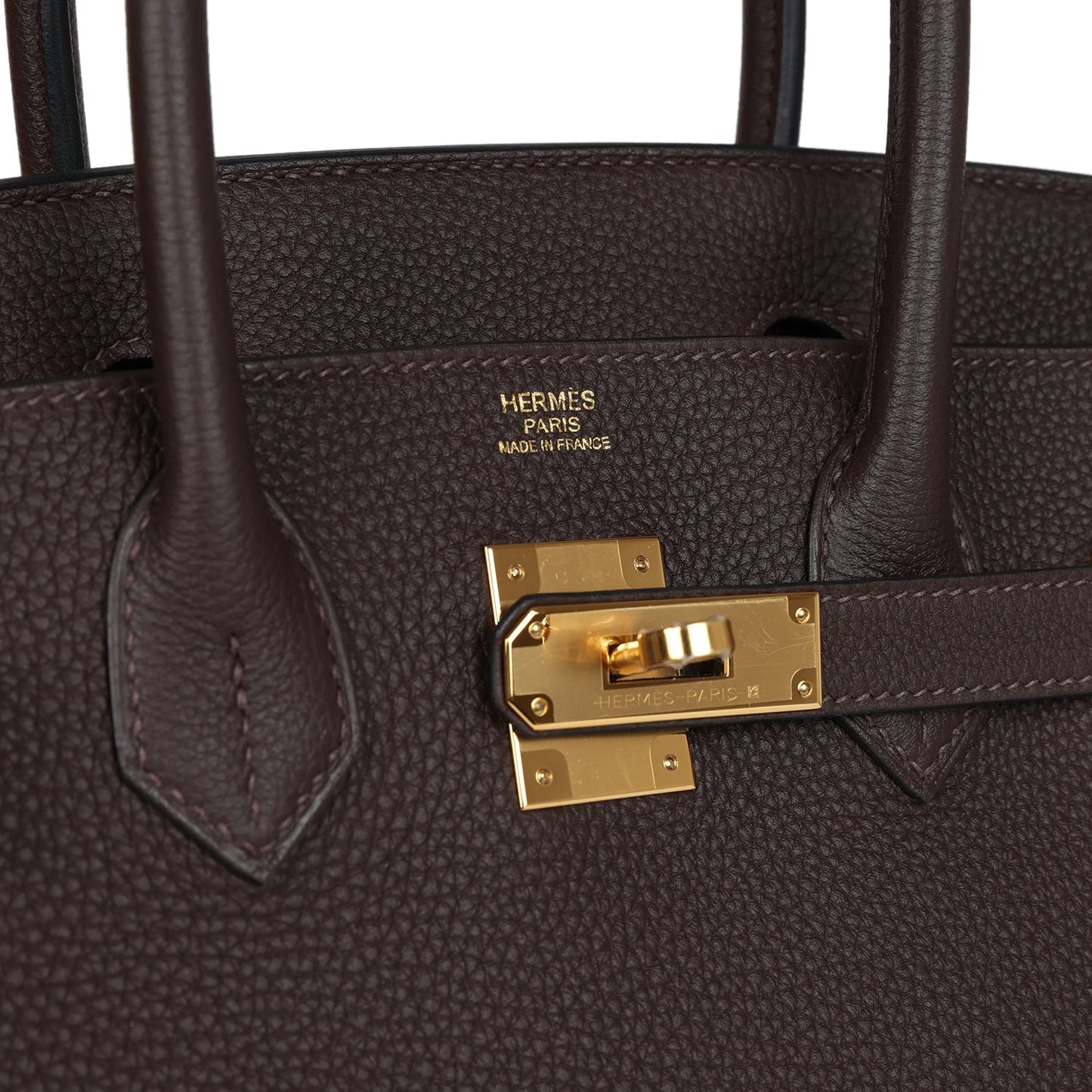 Hermes Birkin 30 Ebene Togo Gold Hardware