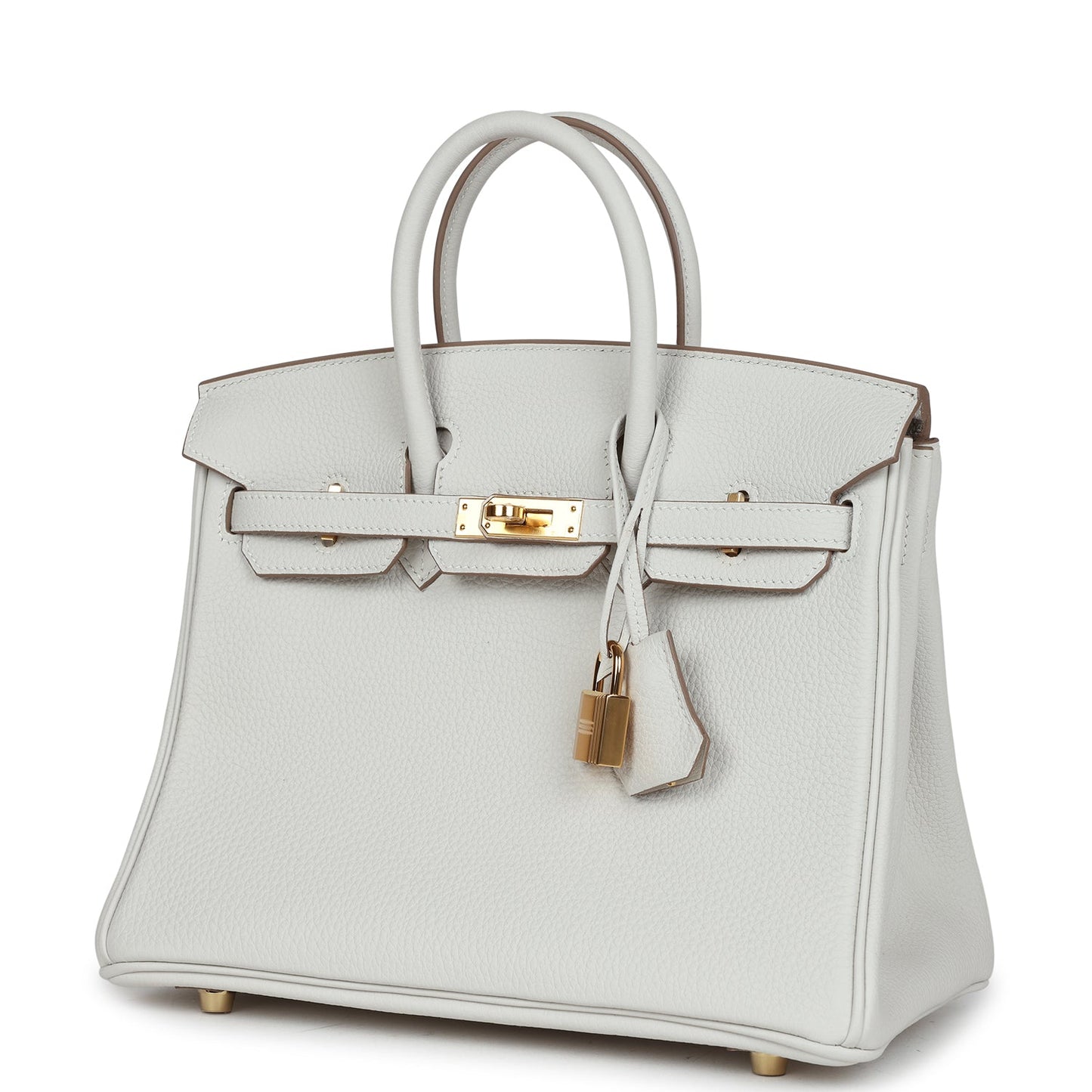 Hermes Birkin 25 Gris Pale Togo Gold Hardware