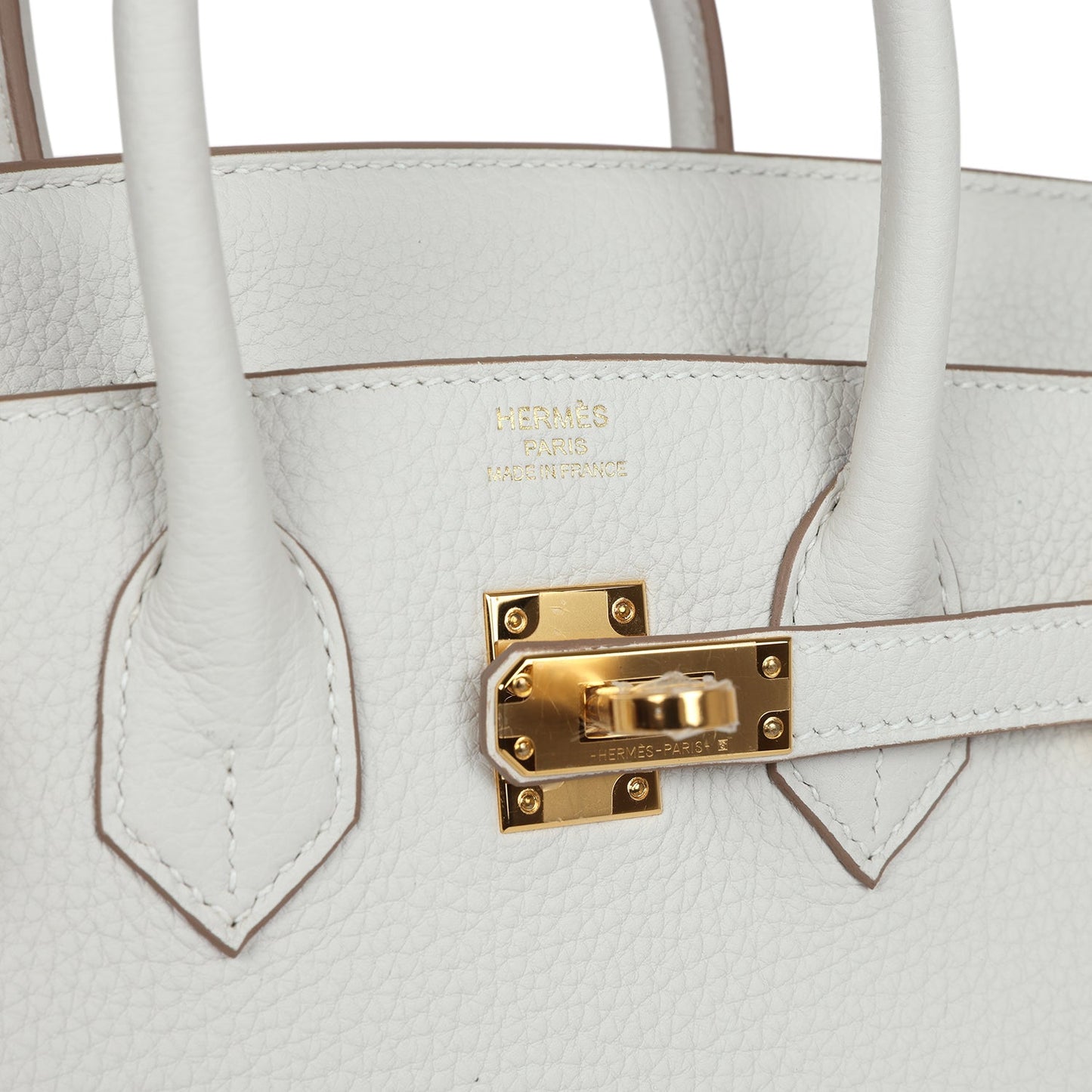 Hermes Birkin 25 Gris Pale Togo Gold Hardware