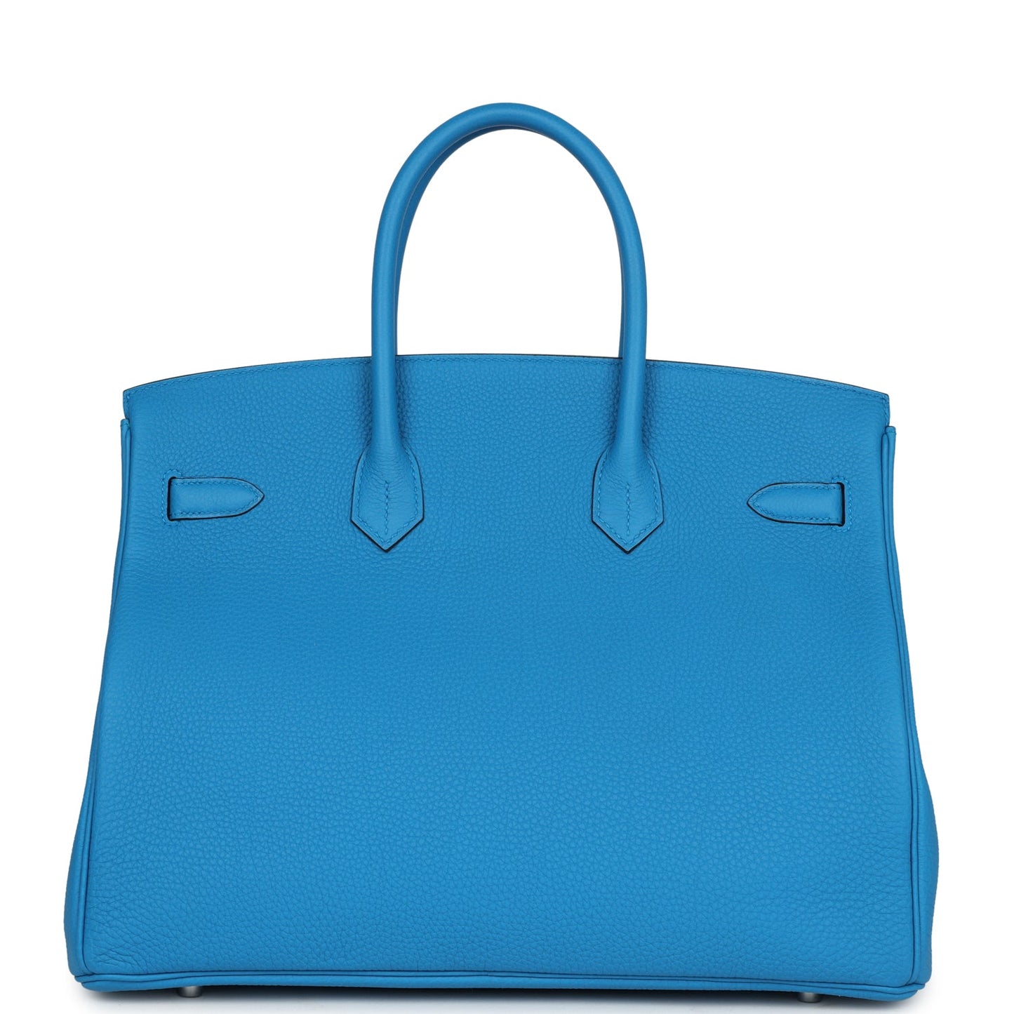 Hermes Birkin 35 Bleu Zanzibar Verso Togo Palladium Hardware