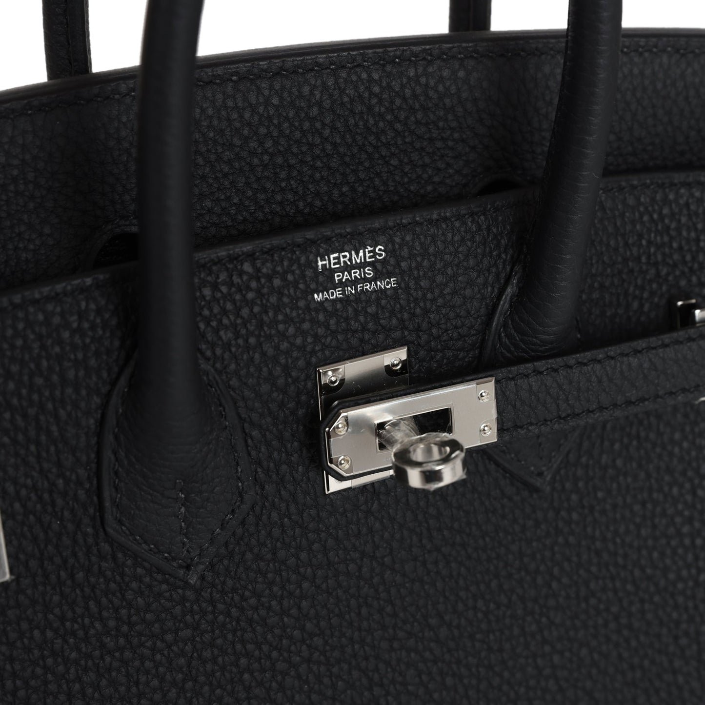 Hermes Birkin 25 Black Togo Palladium Hardware