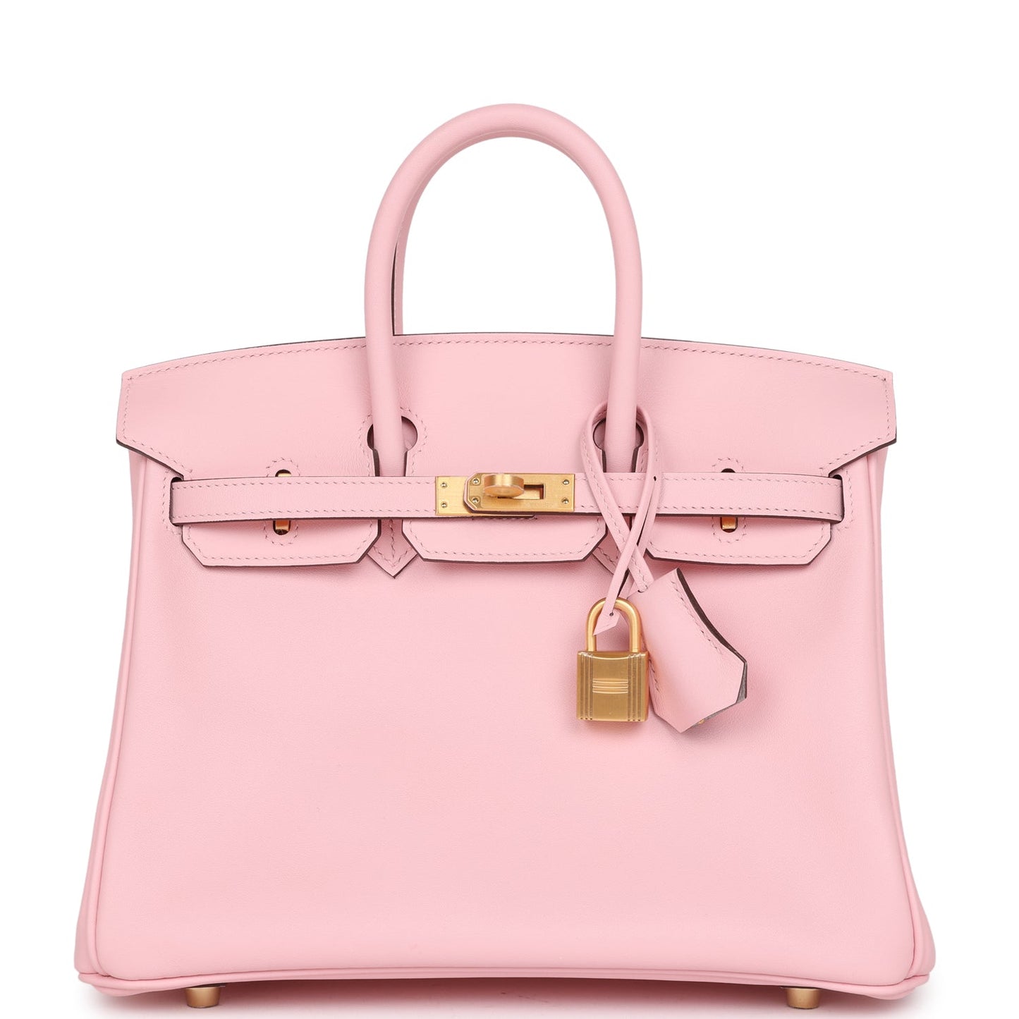 Hermes Special Order (HSS) Birkin 25 Rose Sakura Verso Swift Brushed Gold Hardware