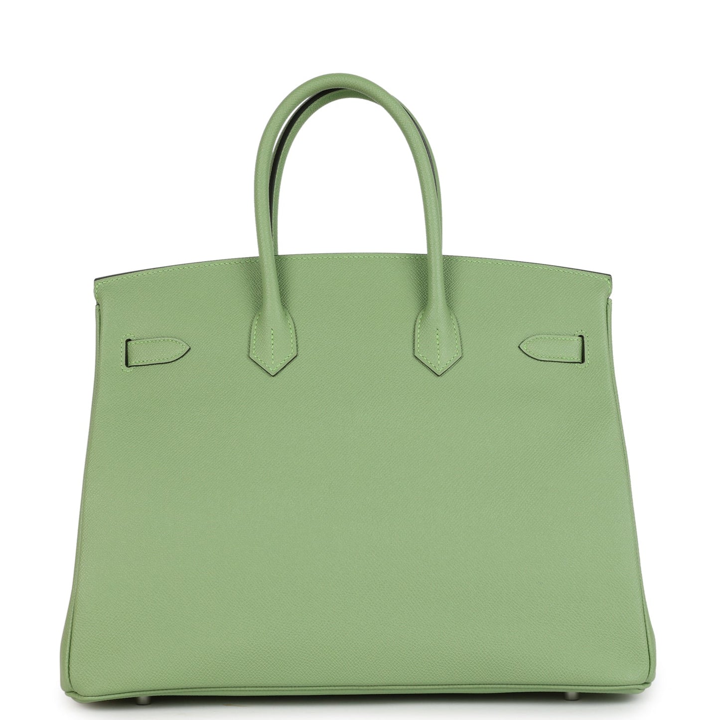 Hermes Birkin 35 Vert Criquet Epsom Palladium Hardware