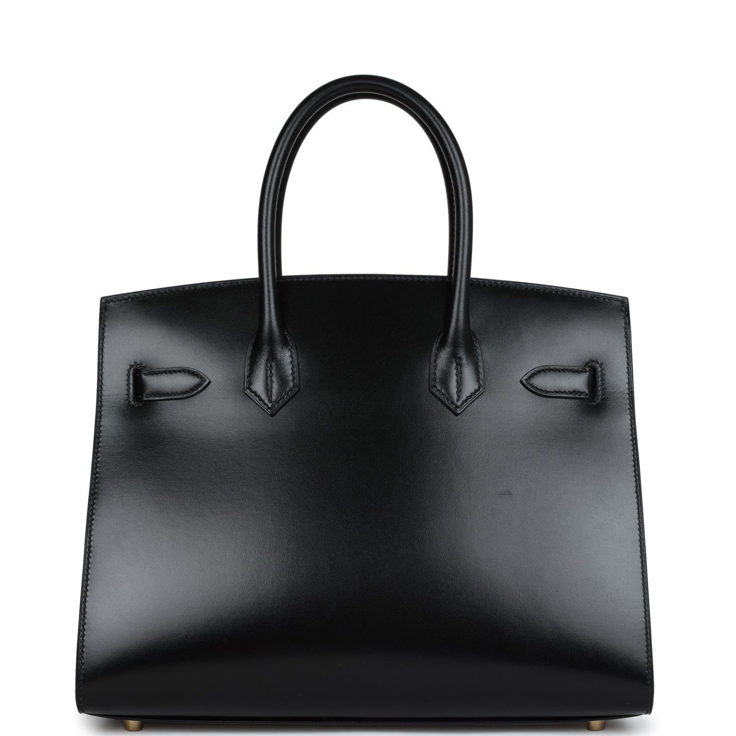 Hermes Birkin Sellier 30 Black Box Gold Hardware