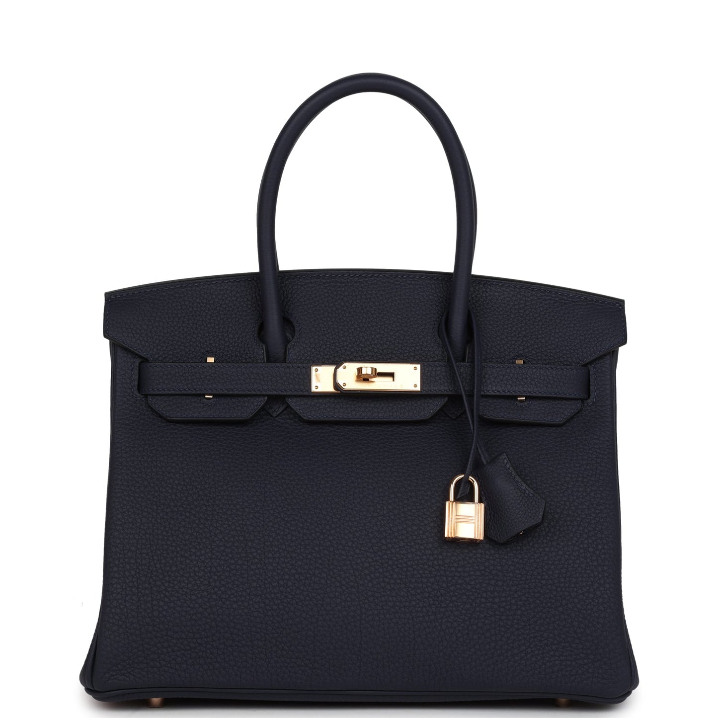 Hermes Birkin 30 Bleu Nuit Togo Rose Gold Hardware