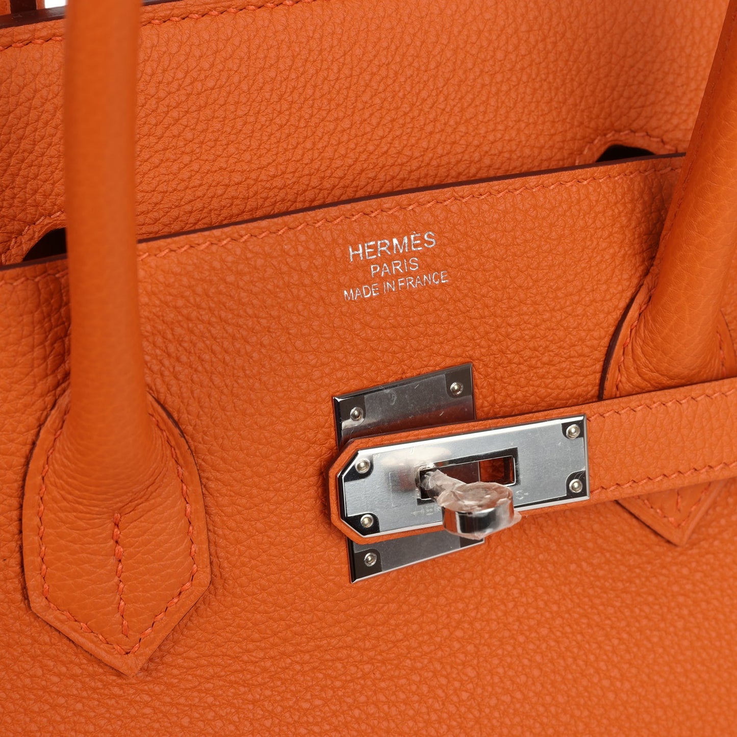 Hermes Birkin 35 Orange Togo Palladium Hardware