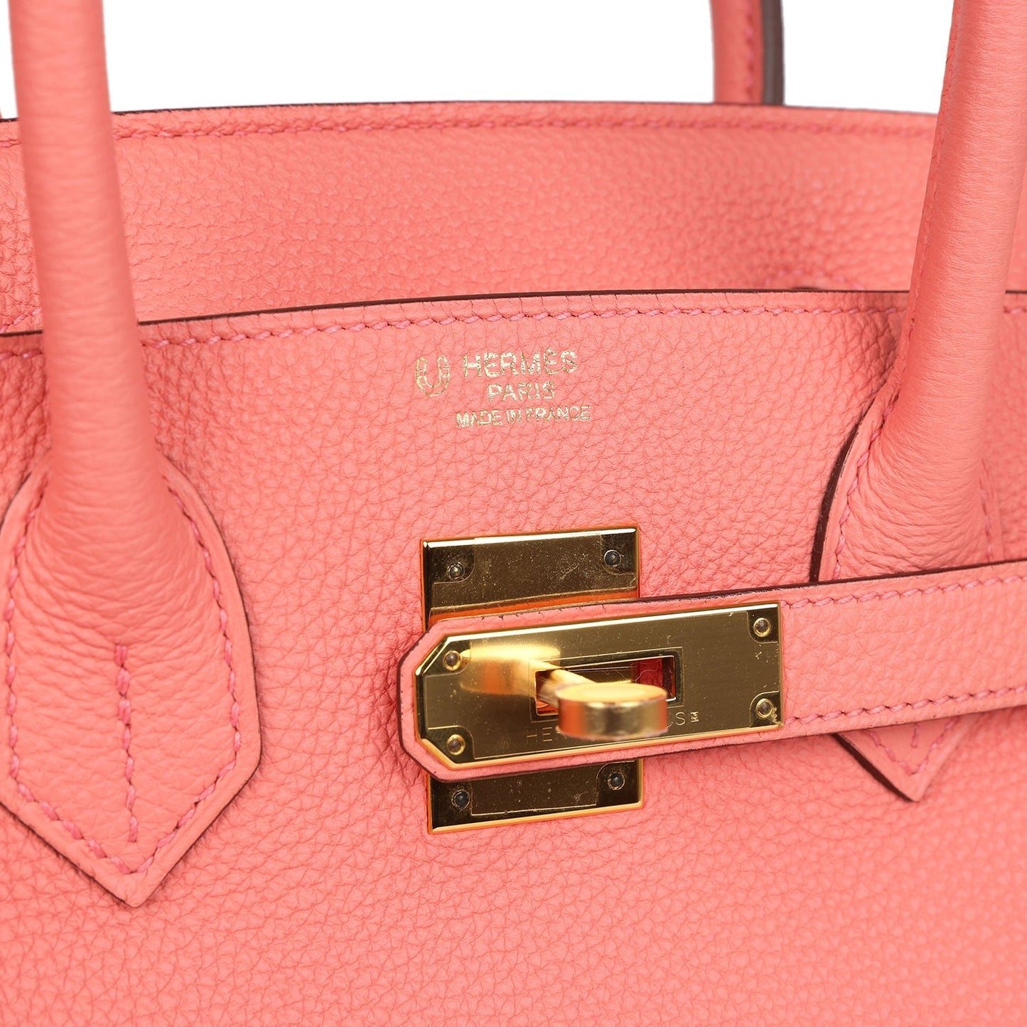 Hermes Special Order (HSS) Birkin 30 Rose Candy Togo Gold Hardware