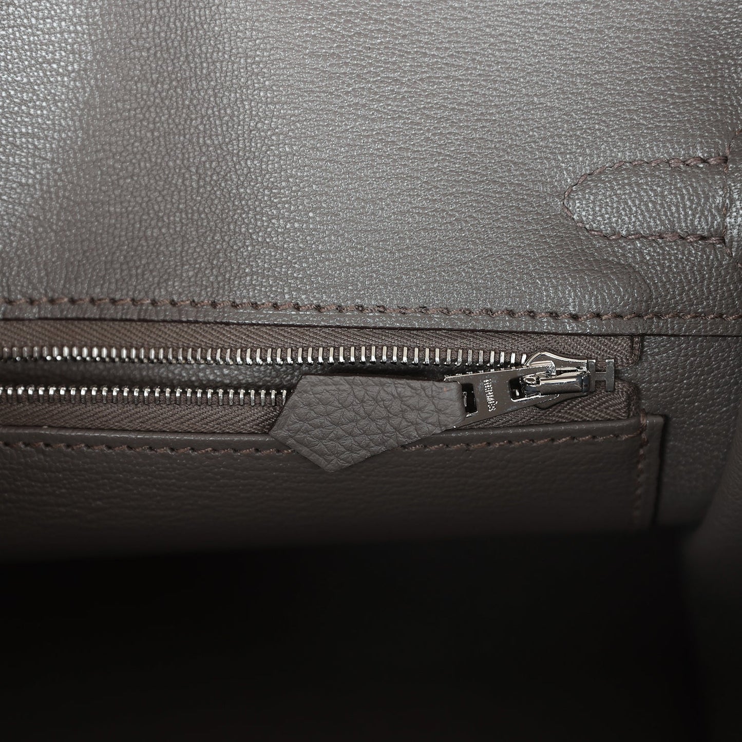 Hermes Birkin 25 Etain Togo Palladium Hardware