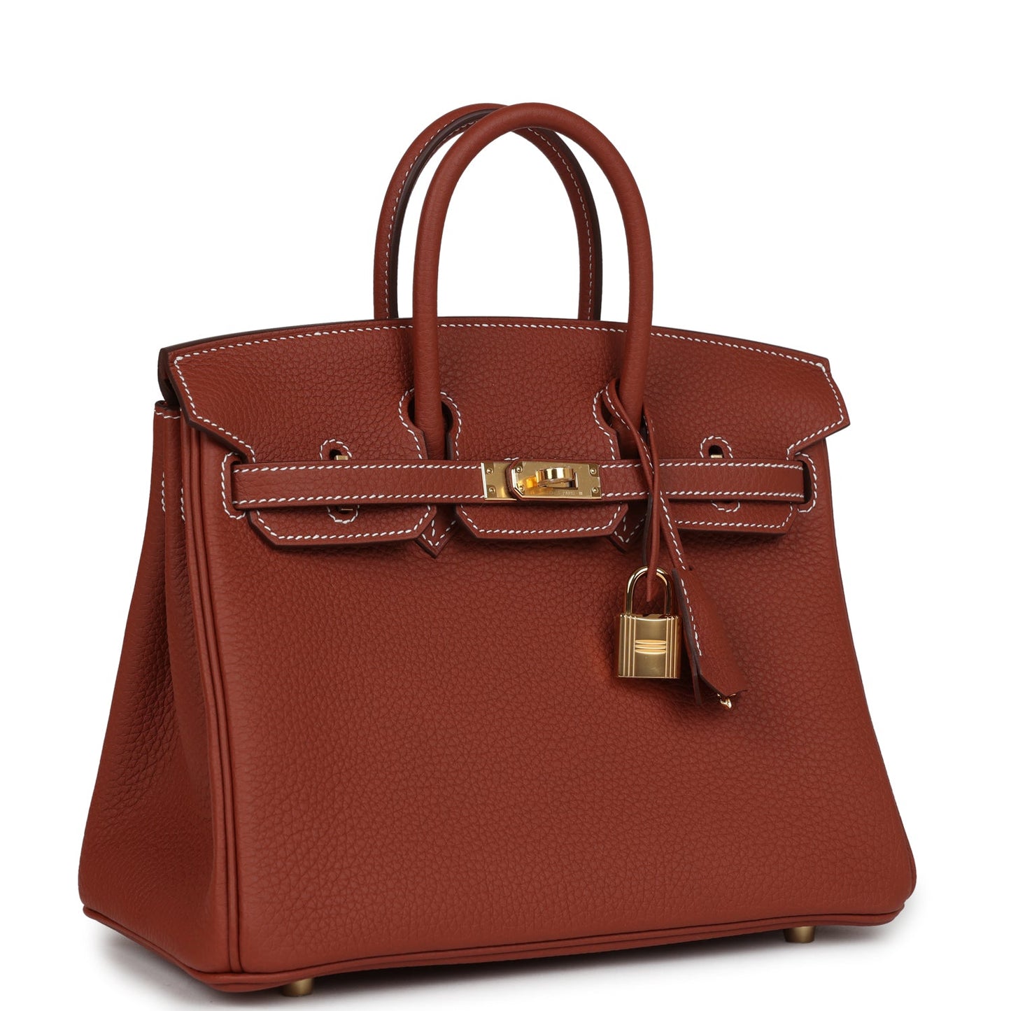 Hermes Birkin 25 Sienne Togo Gold Hardware