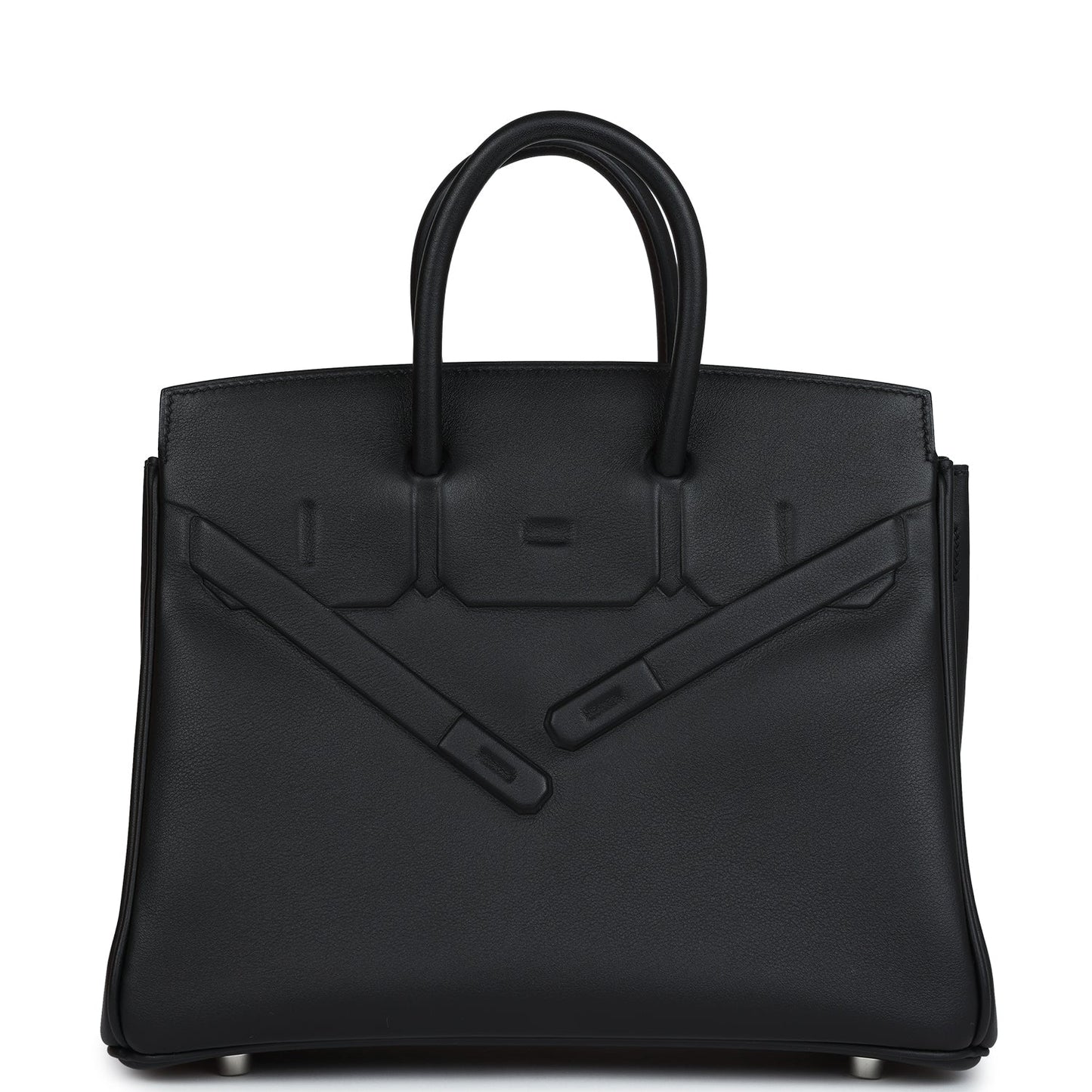 Hermes Birkin 25 Shadow Black Swift Palladium Hardware