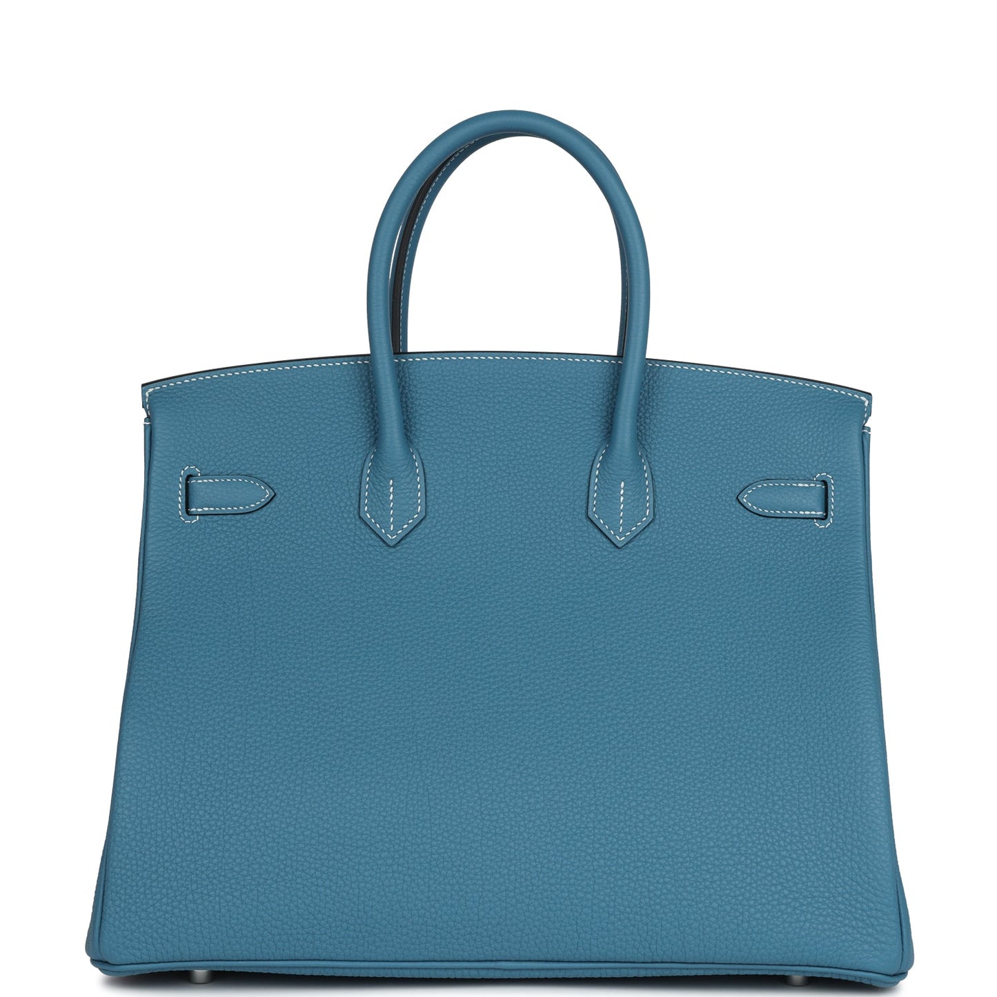 Hermes Birkin 35 Blue Jean Togo Palladium Hardware