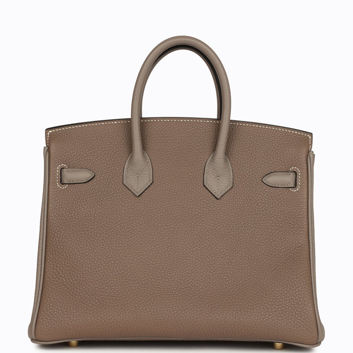 Hermes Special Order (HSS) Birkin 25 Etoupe and Etain Togo Brushed Gold Hardware