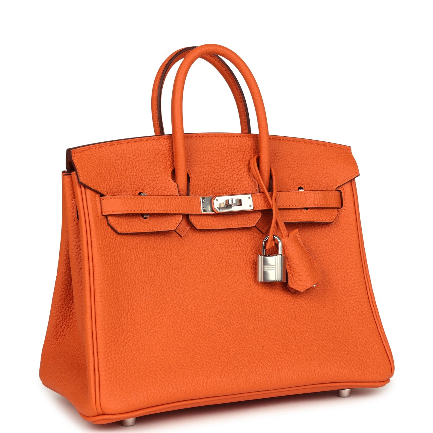 Hermes Birkin 25 Orange H Togo Palladium Hardware