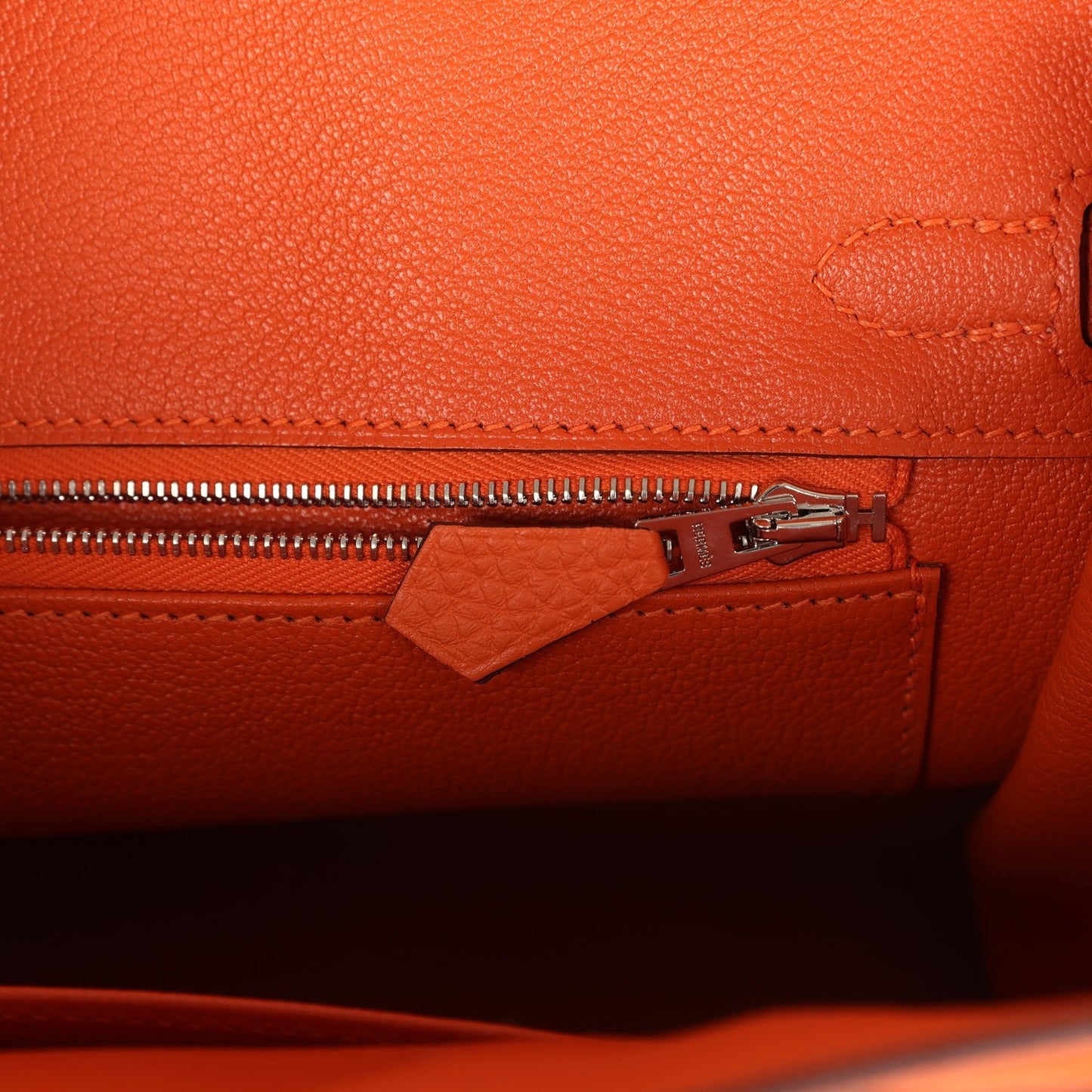 Hermes Birkin 25 Orange H Togo Palladium Hardware