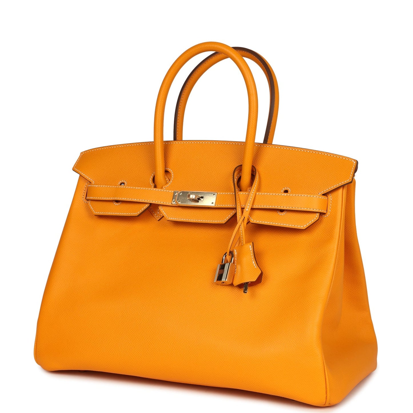 Hermes Birkin 35 Jaune D'or Candy Epsom Permabrass Hardware