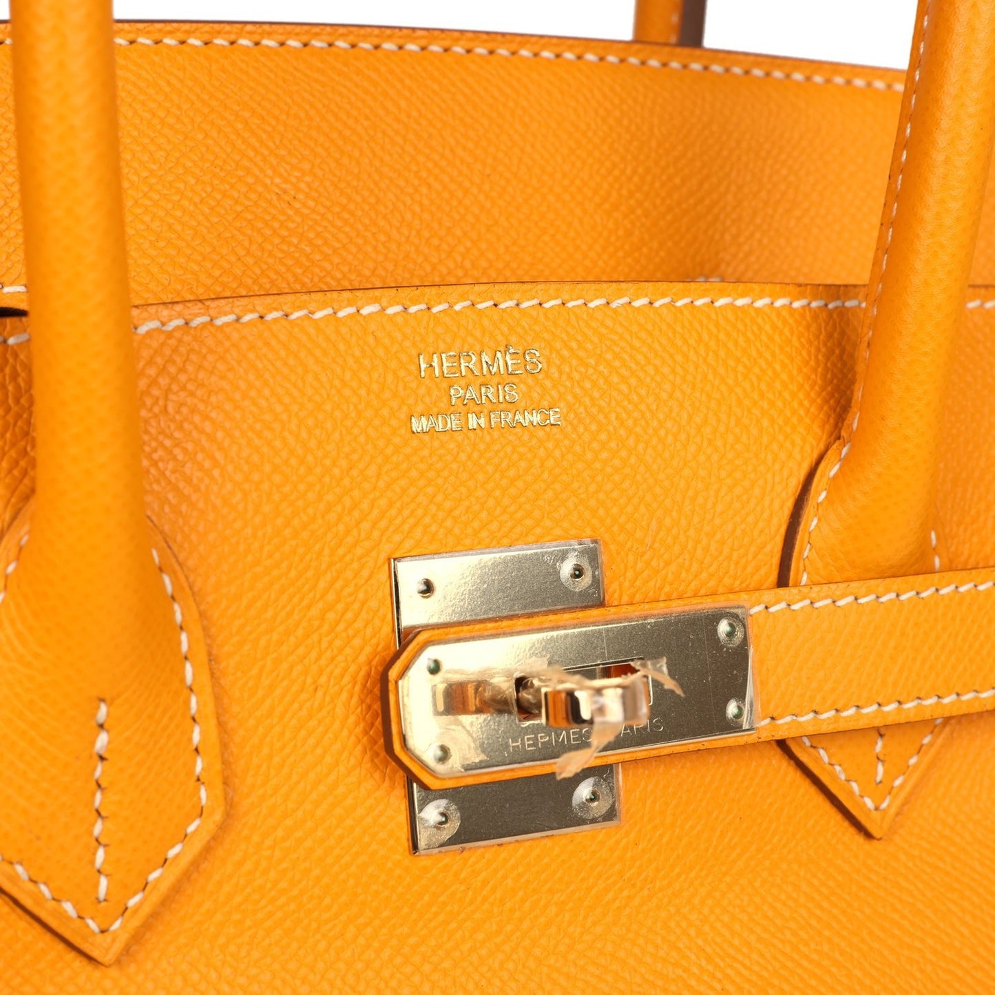 Hermes Birkin 35 Jaune D'or Candy Epsom Permabrass Hardware