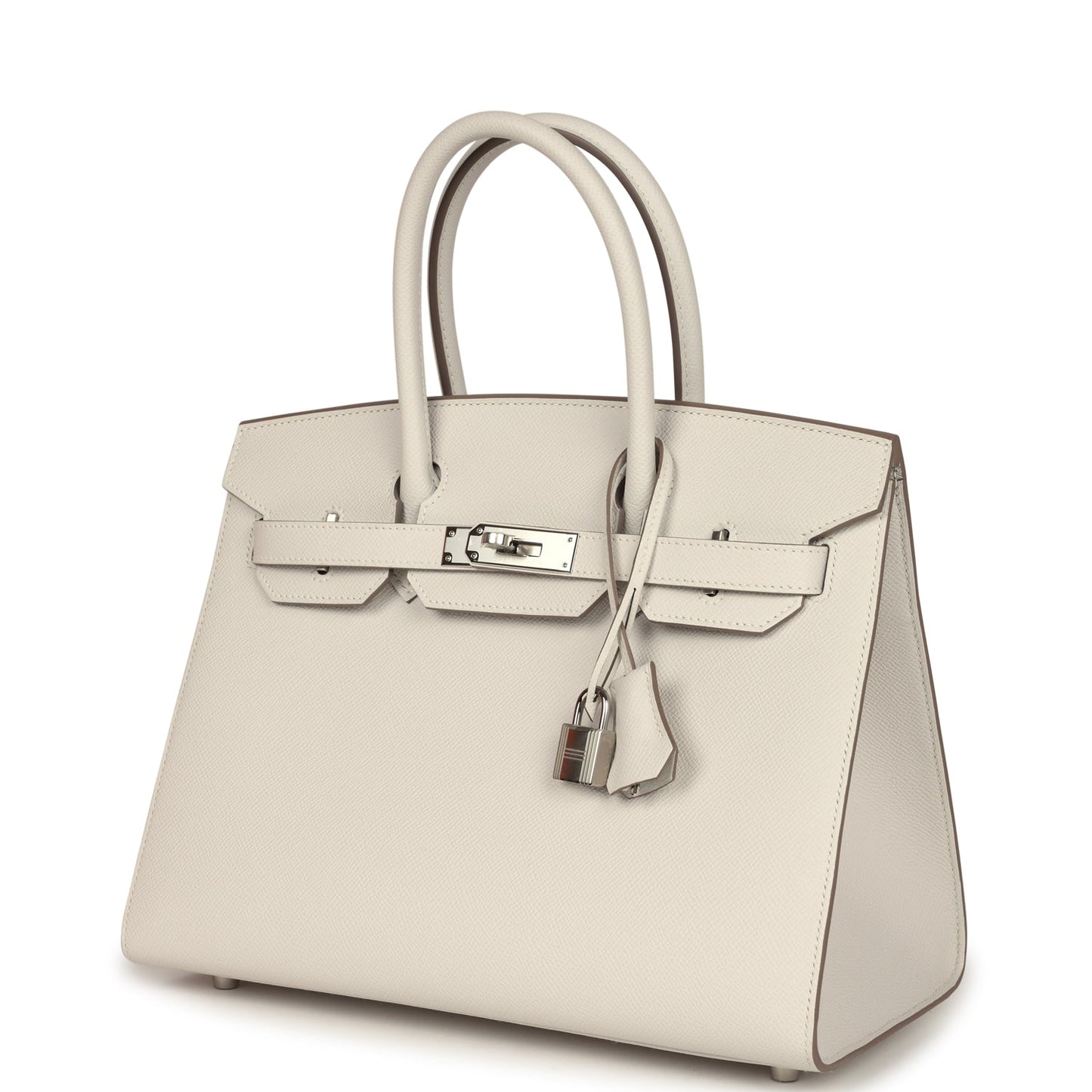 Hermes Birkin Sellier 30 Gris Pale Epsom Palladium Hardware