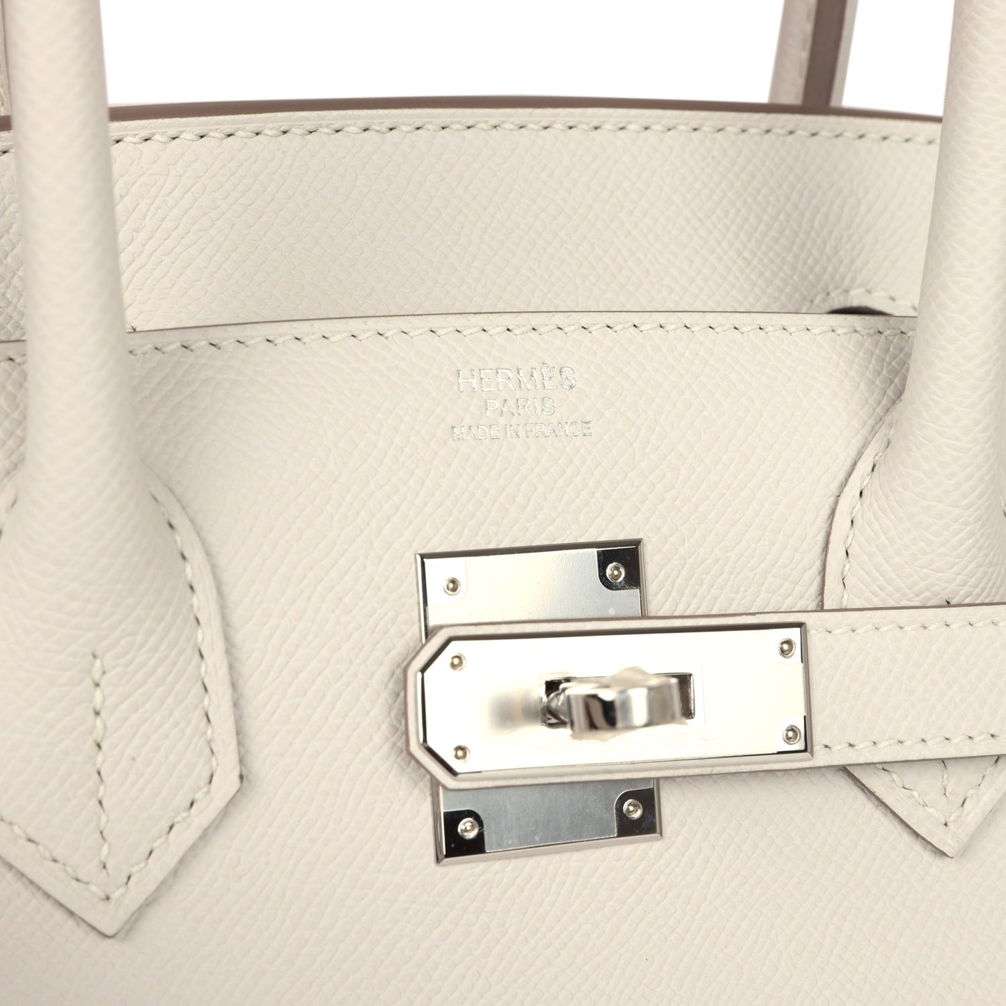 Hermes Birkin Sellier 30 Gris Pale Epsom Palladium Hardware