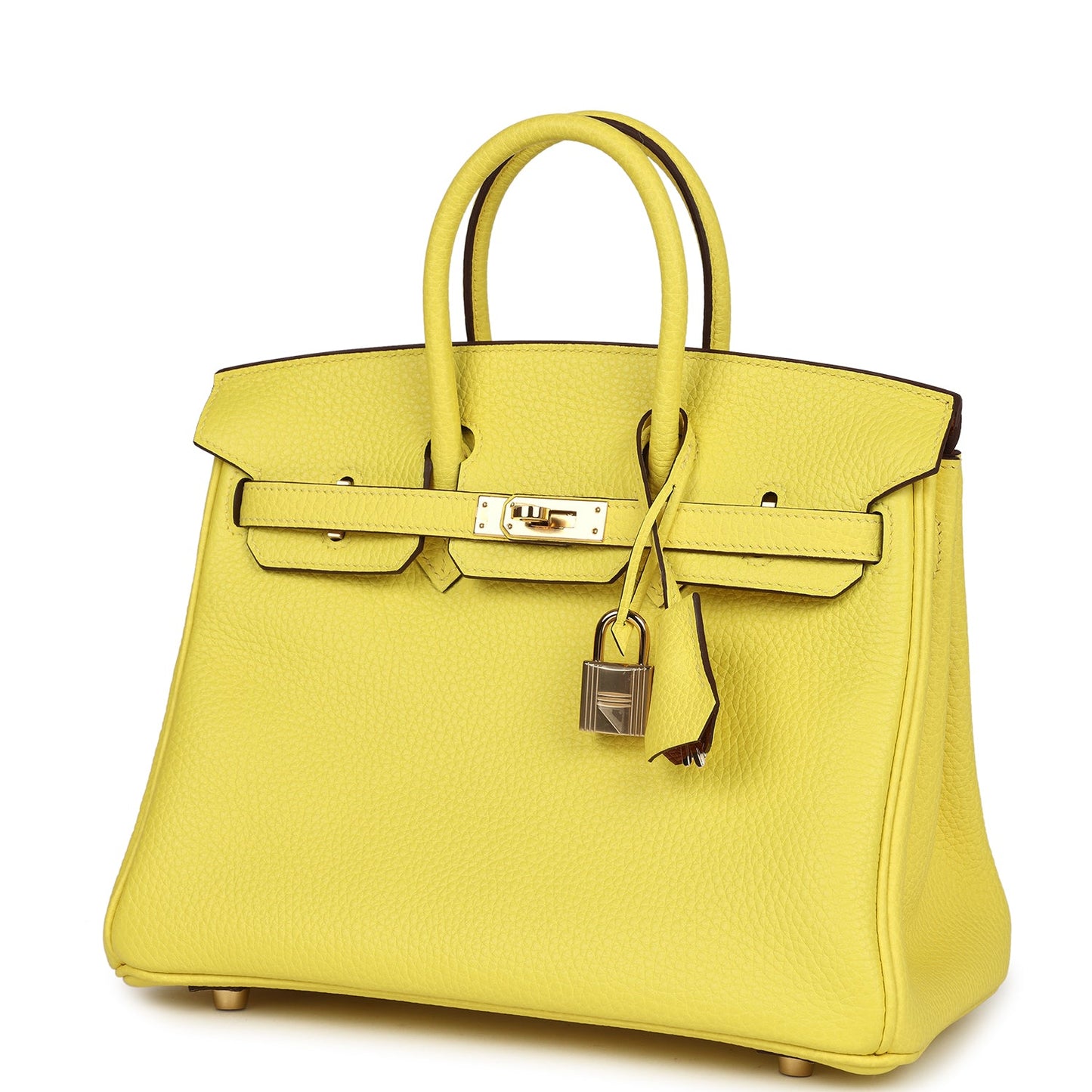 Hermes Special Order (HSS) Birkin 25 Limoncello Verso Togo Rose Gold Hardware