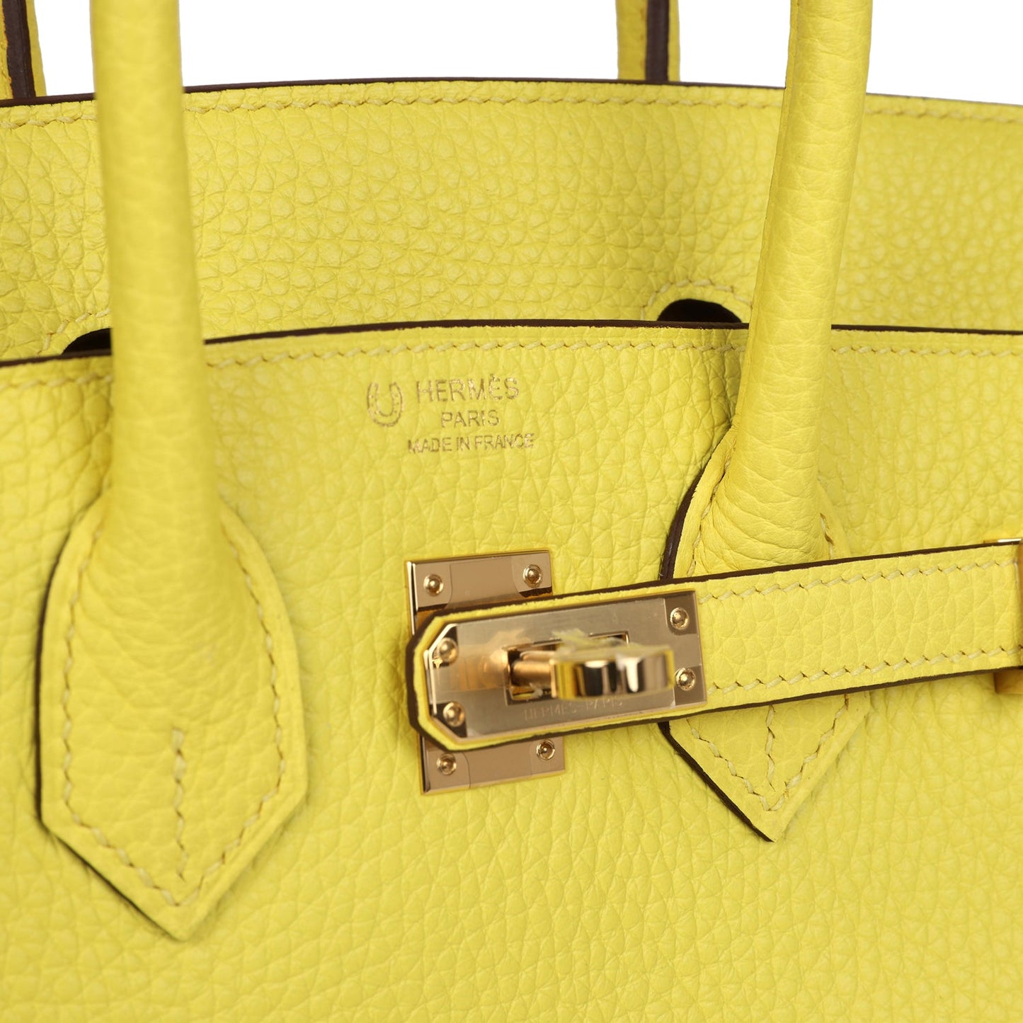 Hermes Special Order (HSS) Birkin 25 Limoncello Verso Togo Rose Gold Hardware