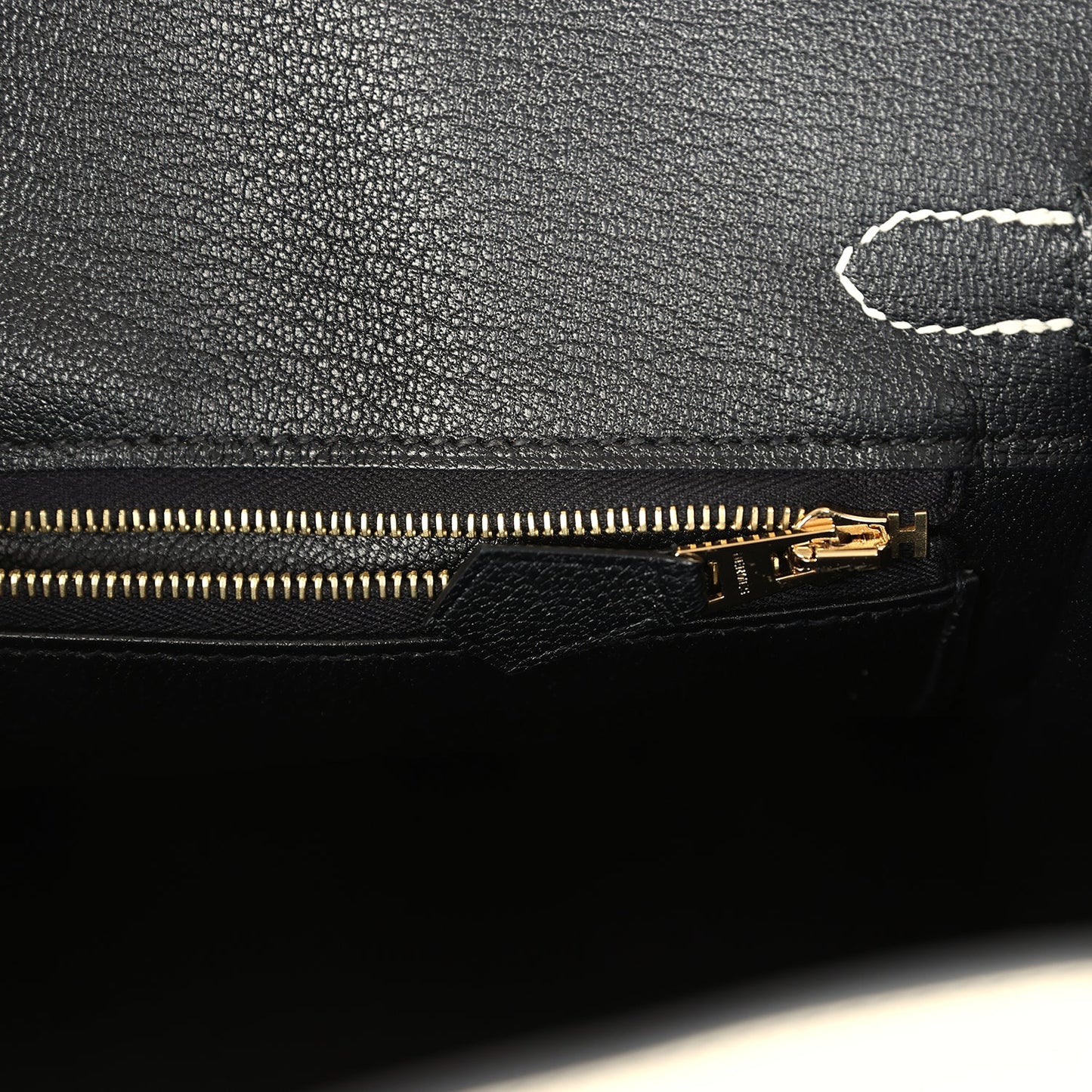 Hermes Special Order (HSS) Birkin 25 Craie and Black Togo Brushed Gold Hardware