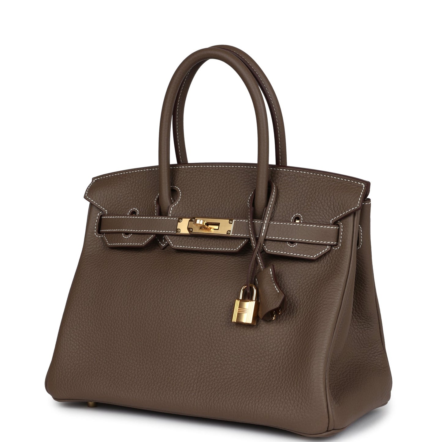 Hermes Birkin 30 Etoupe Clemence Gold Hardware