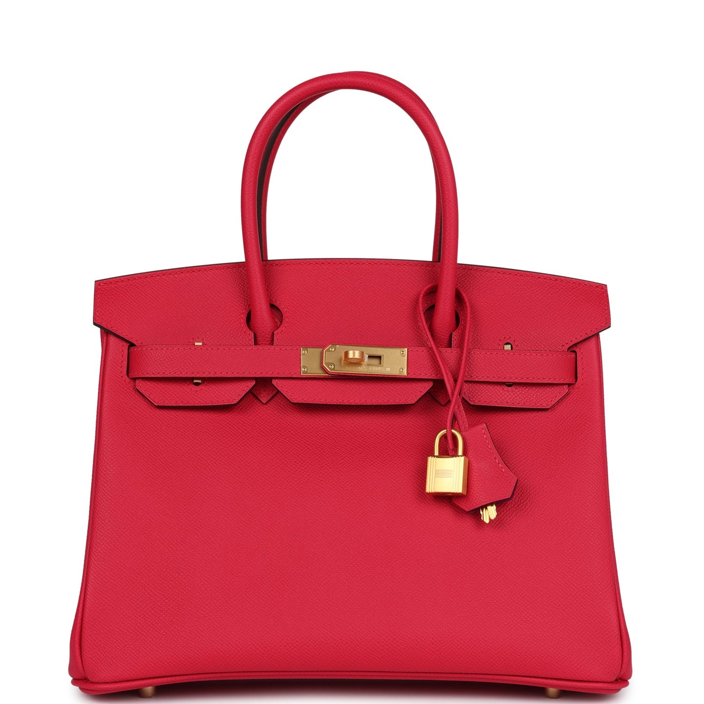 Hermes Special Order (HSS) Birkin 30 Rose Extreme Verso Epsom Brushed Gold Hardware