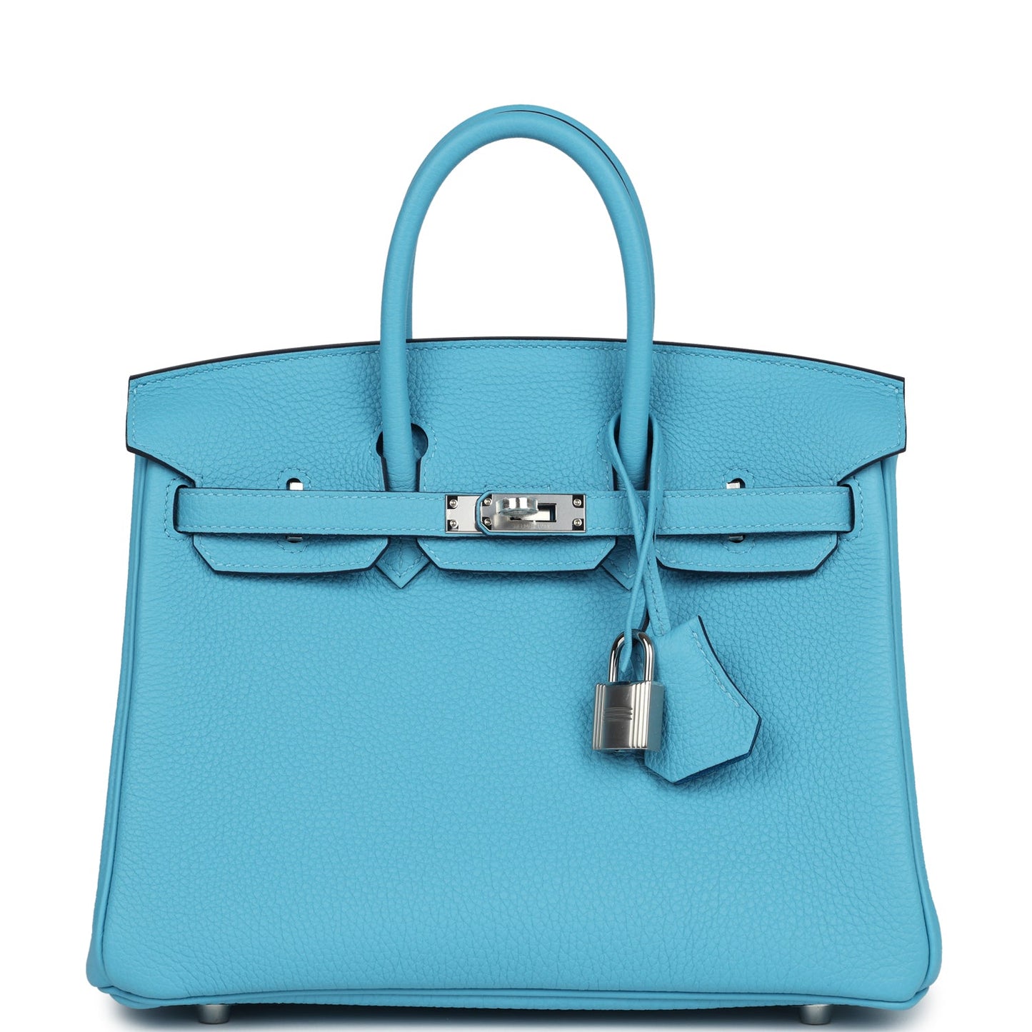 Hermes Birkin 25 Bleu Du Nord Verso Togo Palladium Hardware