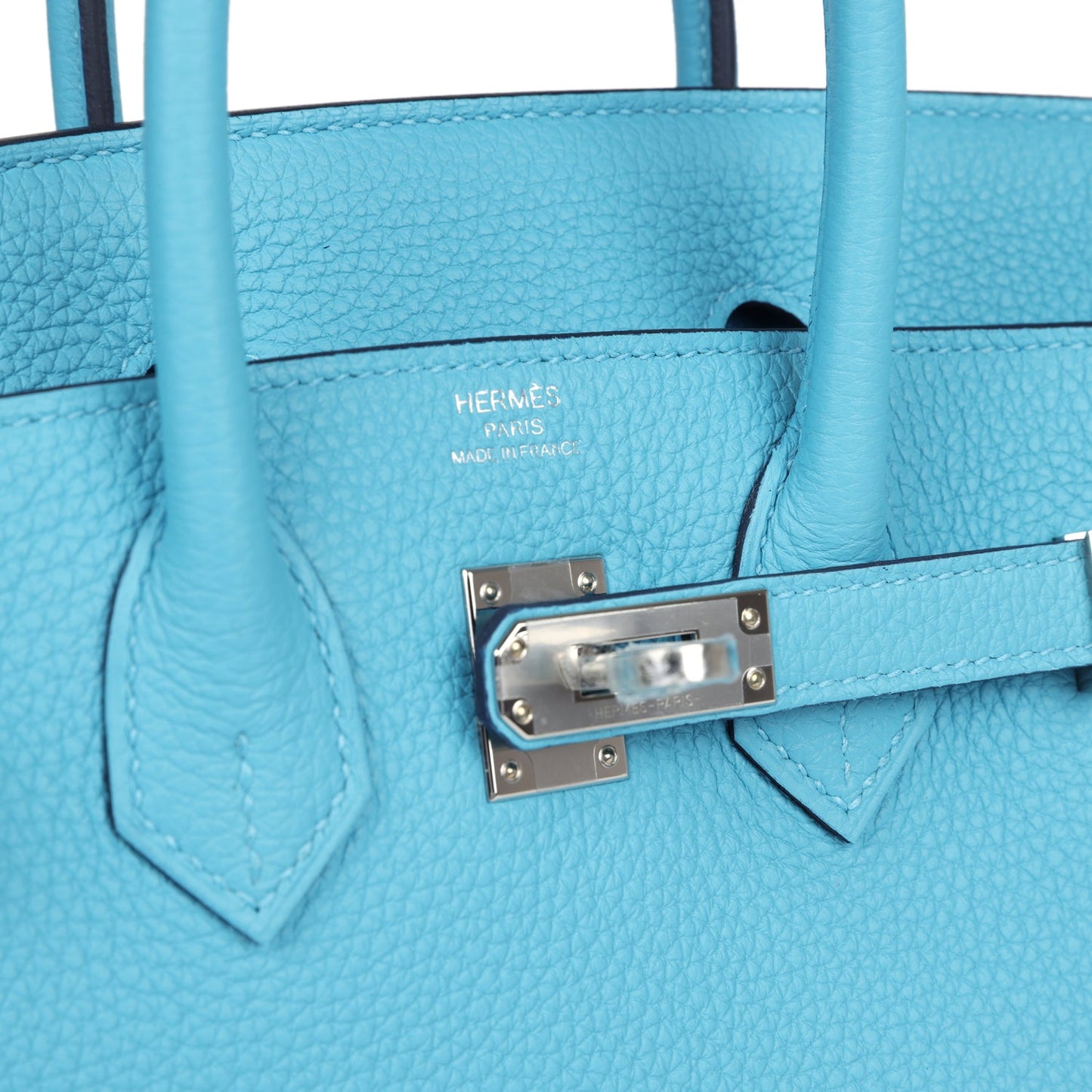 Hermes Birkin 25 Bleu Du Nord Verso Togo Palladium Hardware