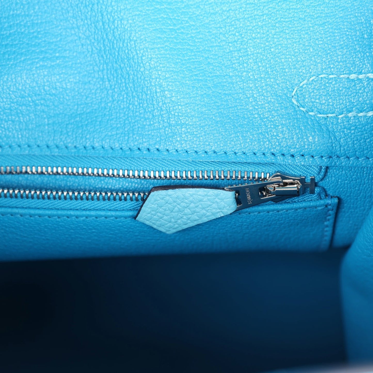 Hermes Birkin 25 Bleu Du Nord Verso Togo Palladium Hardware