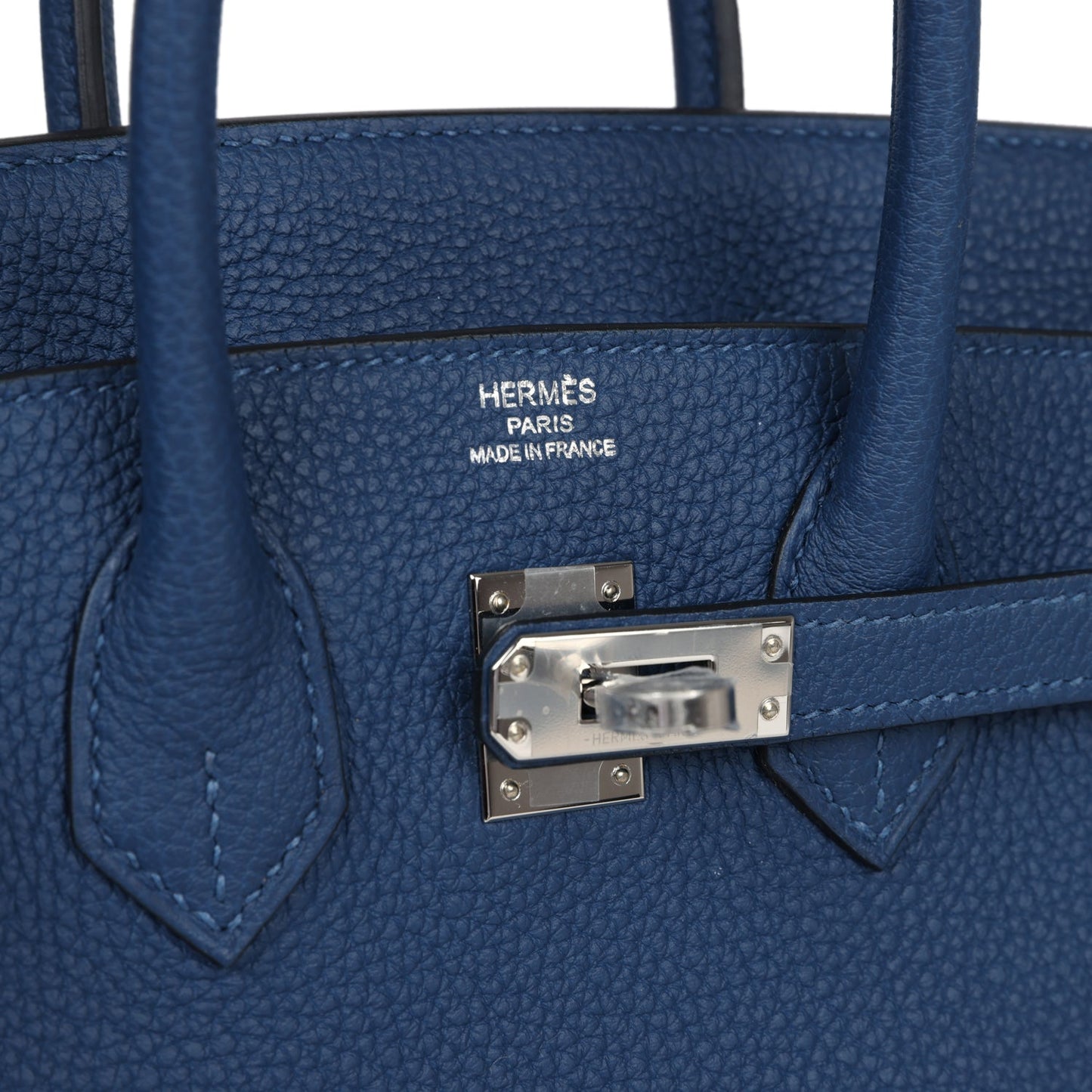 Hermes Birkin 25 Deep Bleu Verso Togo Palladium Hardware