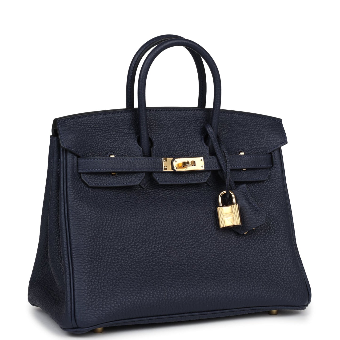 Hermes Birkin 25 Bleu Nuit Togo Gold Hardware