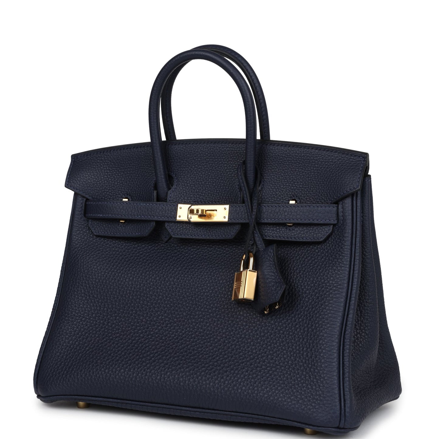 Hermes Birkin 25 Bleu Nuit Togo Gold Hardware