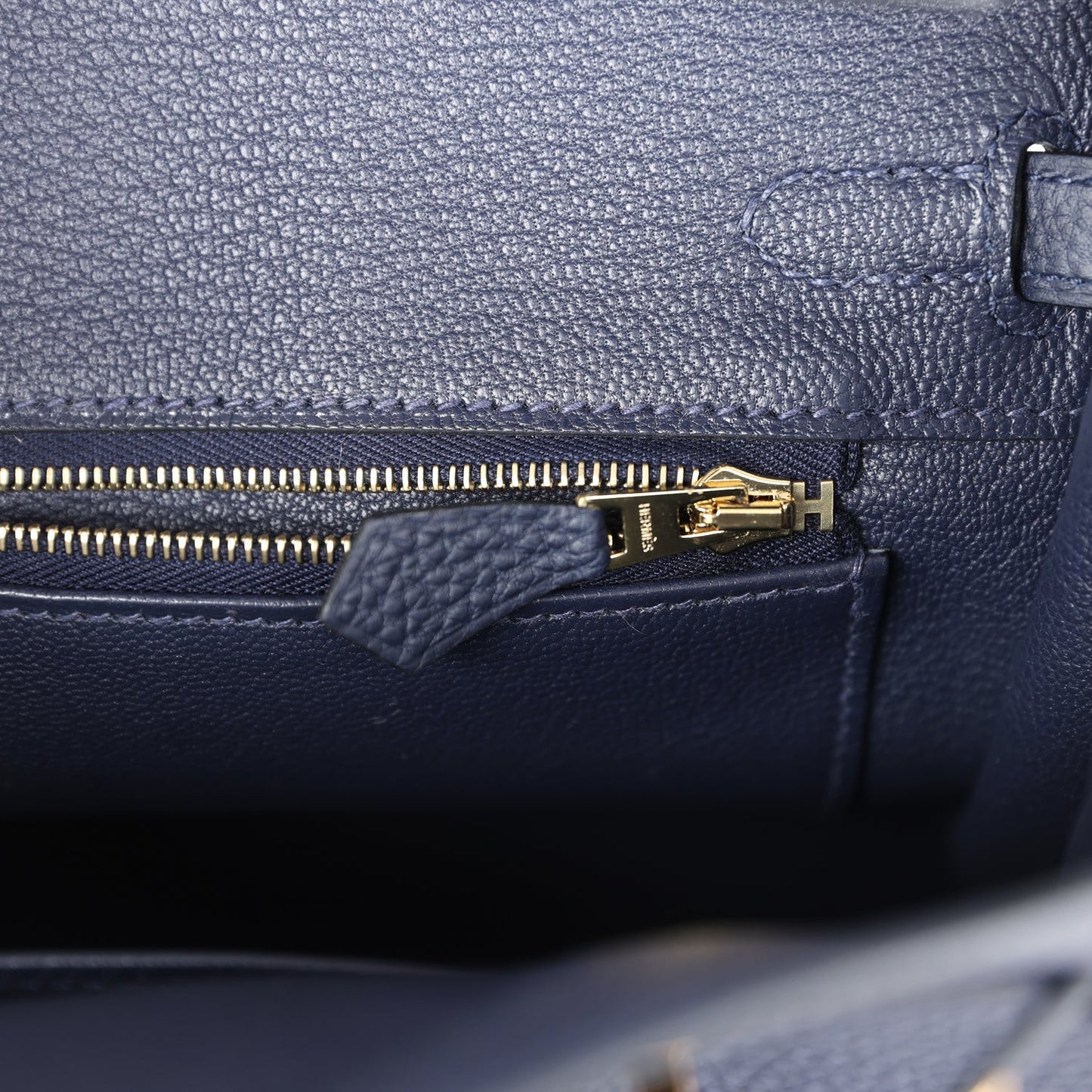 Hermes Birkin 25 Bleu Nuit Togo Gold Hardware