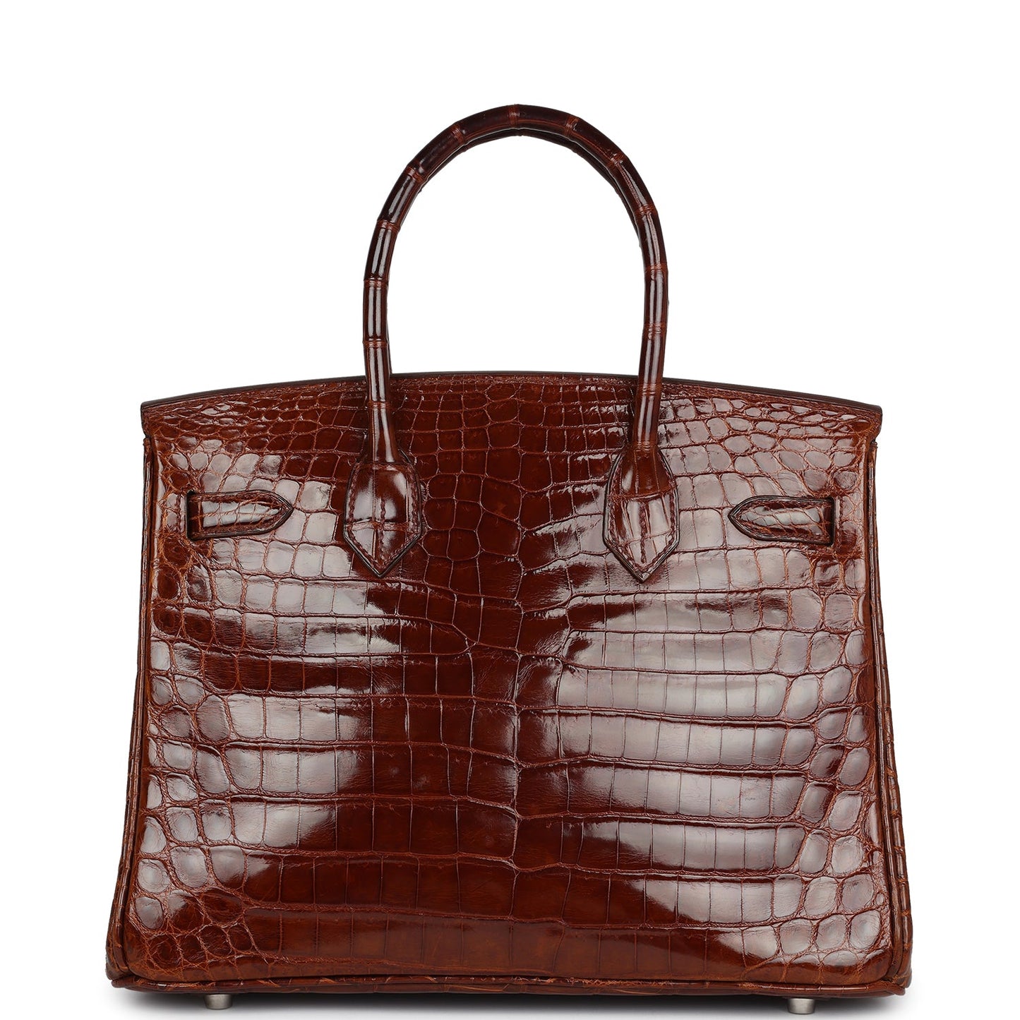 Pre-owned Hermes Birkin 30 Miel Shiny Niloticus Crocodile Palladium Hardware - Bob Flawless Skincare 