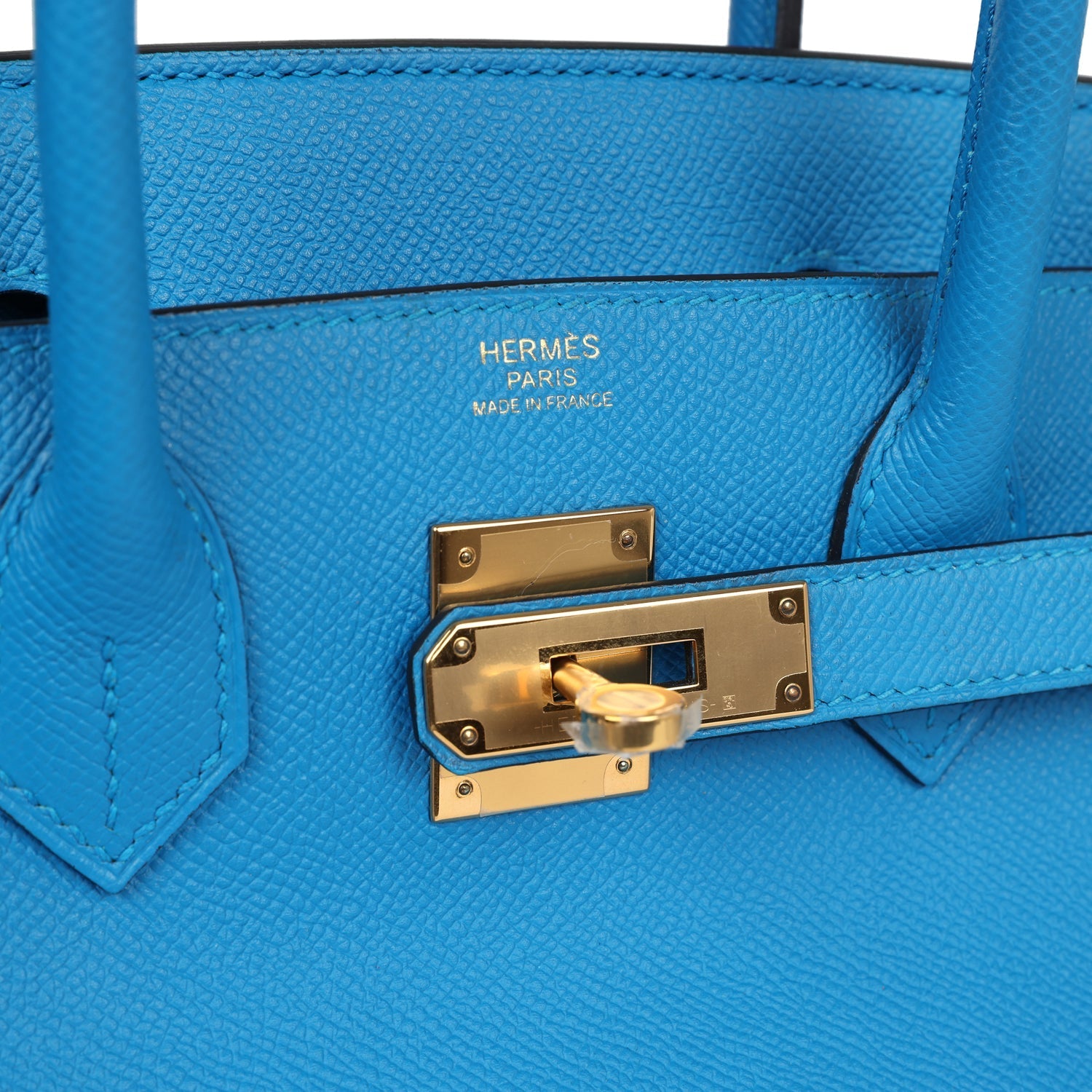 Pre-owned Hermes Birkin 30 Bleu Zanzibar Epsom Gold Hardware - Bob Flawless Skincare 