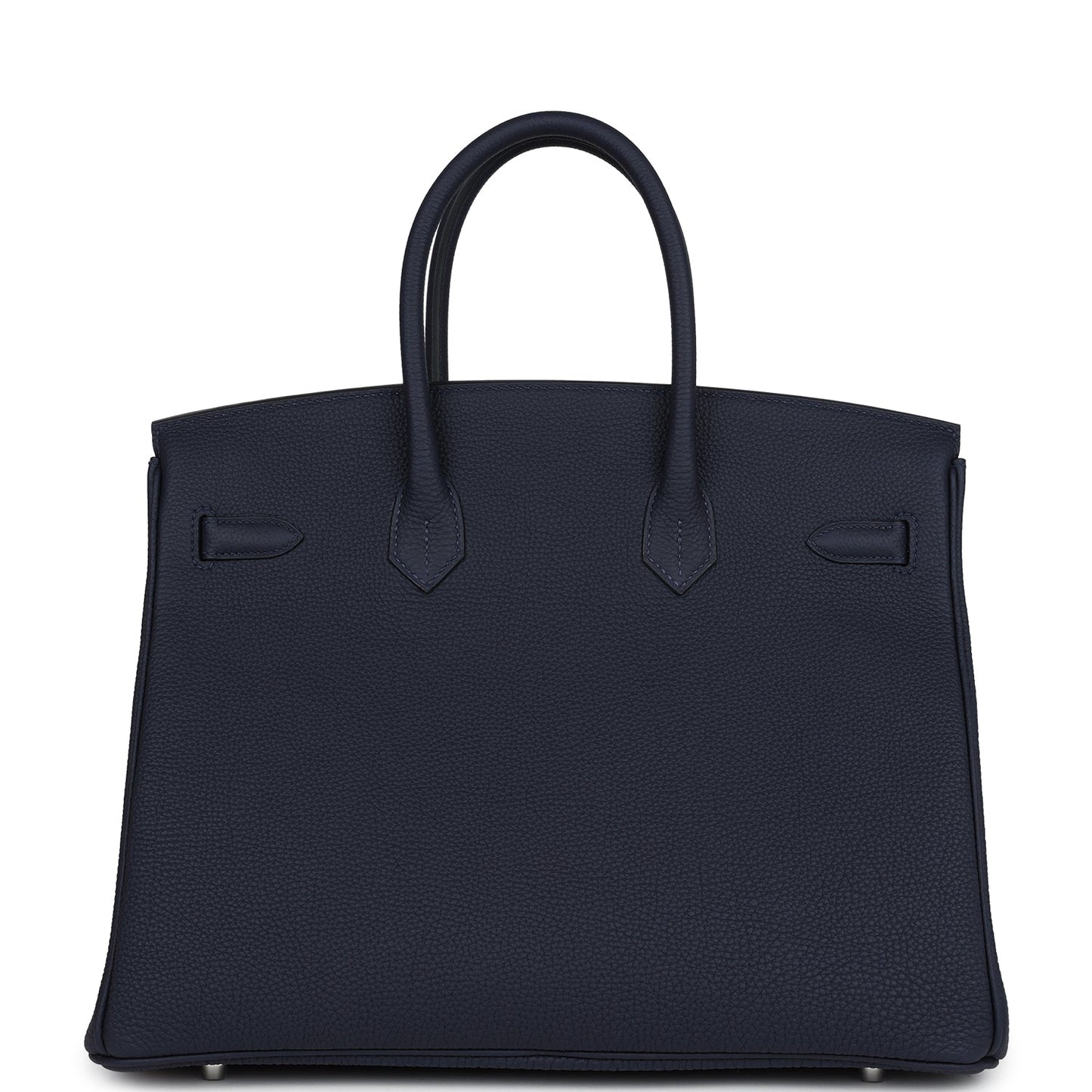 Hermes Special Order (HSS) Birkin 35 Bleu Nuit Verso Togo Palladium Hardware