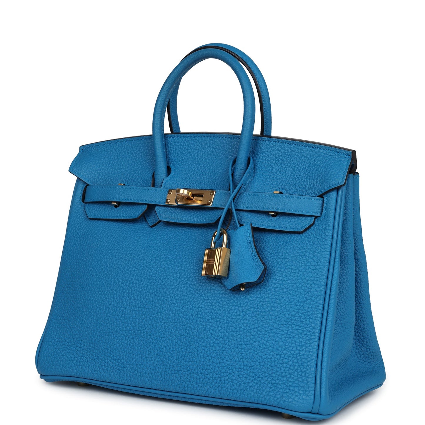 Hermes Birkin 25 Bleu Zanzibar Togo Gold Hardware