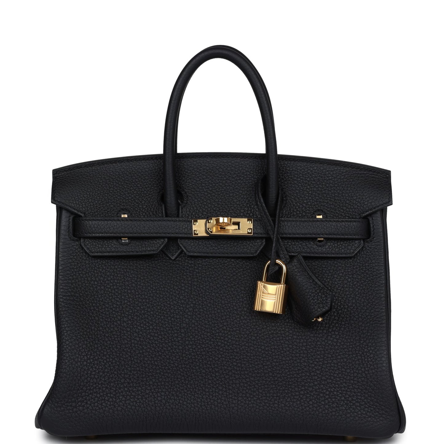 Hermes Birkin 25 Black Togo Gold Hardware