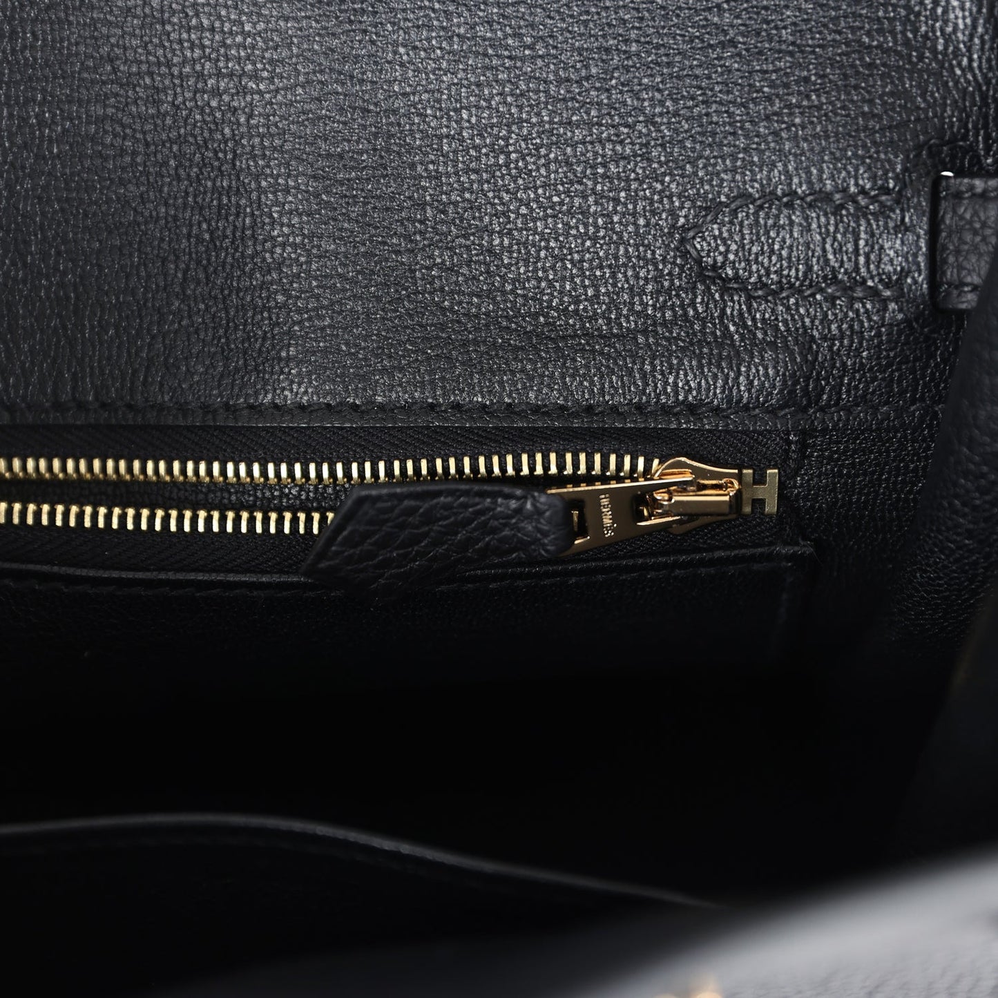 Hermes Birkin 25 Black Togo Gold Hardware