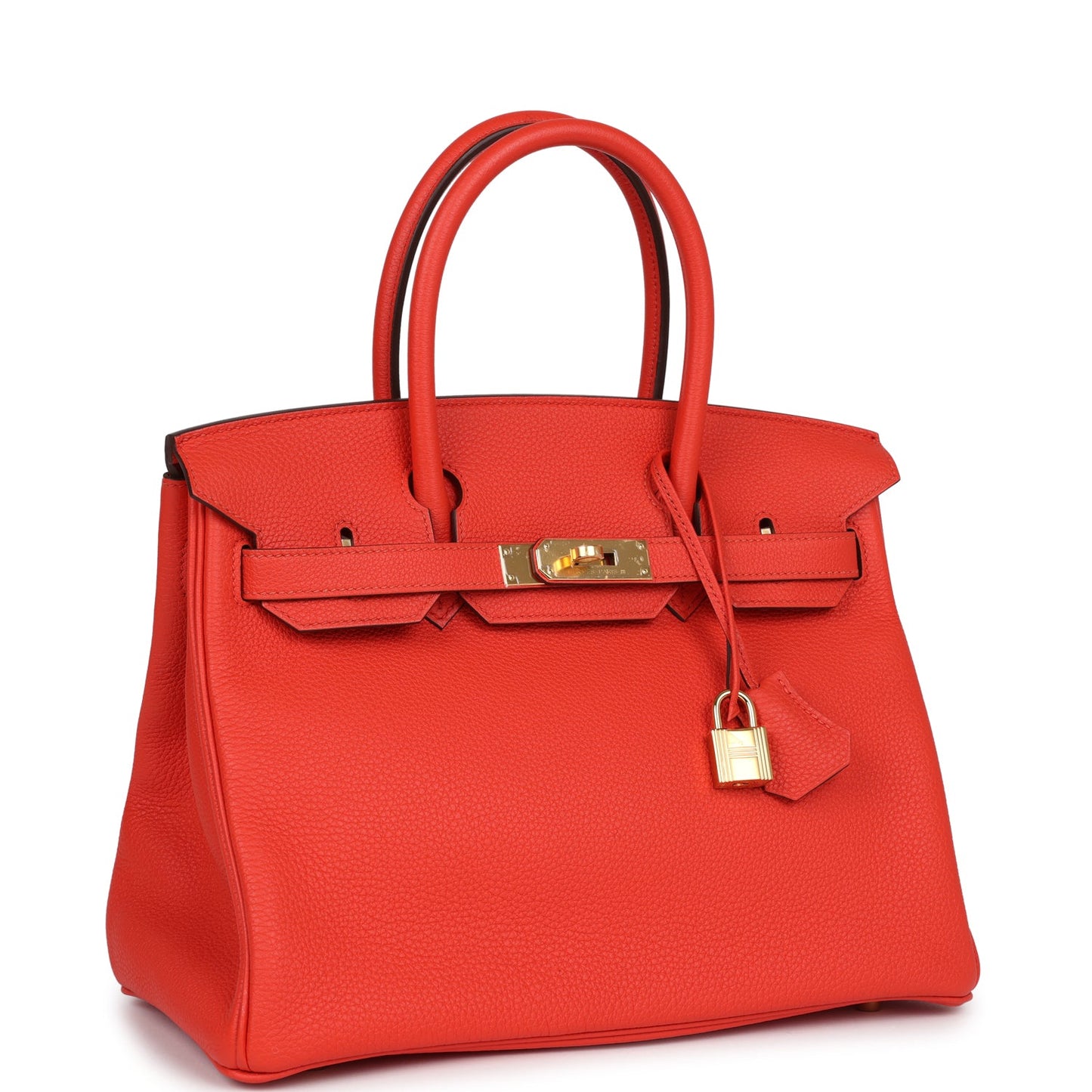 Hermes Birkin 30 Capucine Togo Gold Hardware