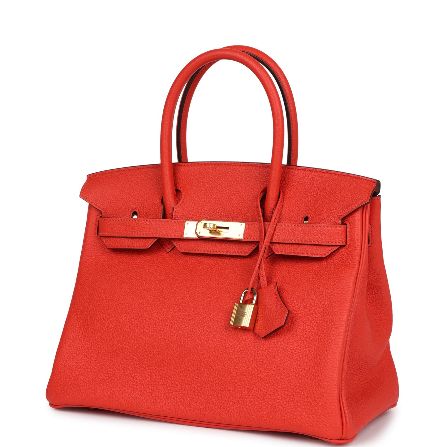 Hermes Birkin 30 Capucine Togo Gold Hardware